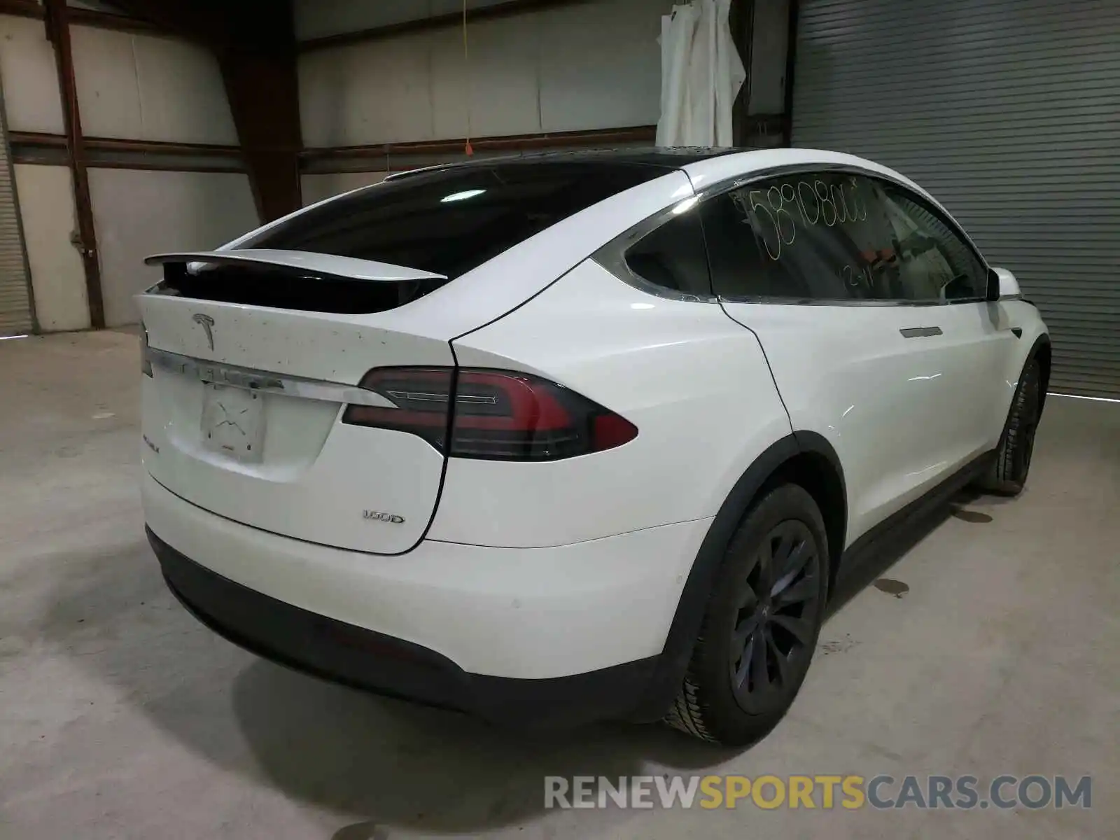 4 Фотография поврежденного автомобиля 5YJXCDL26KF150366 TESLA MODEL X 2019