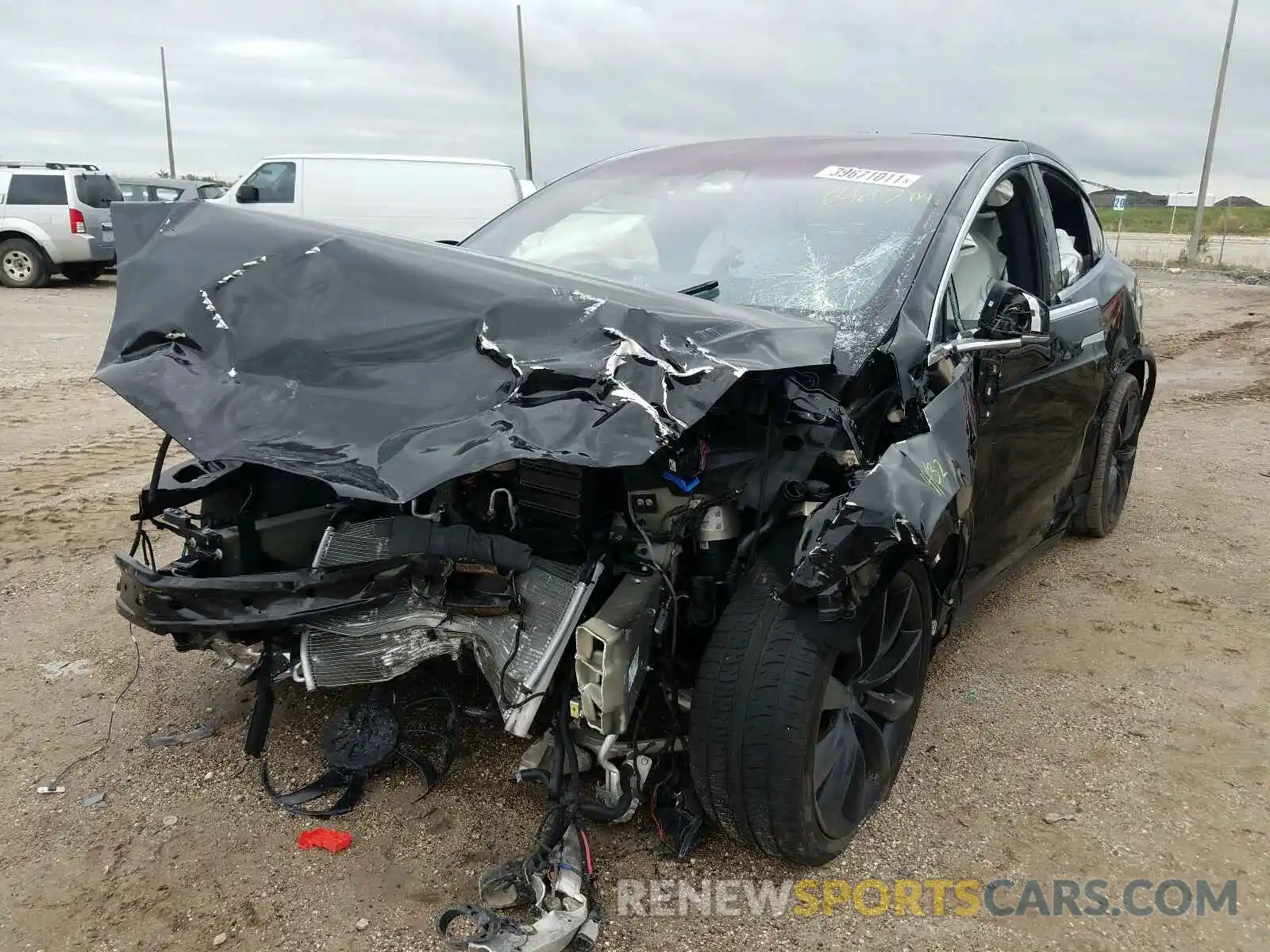 9 Photograph of a damaged car 5YJXCAE20LF229807 TESLA MODEL X 2020