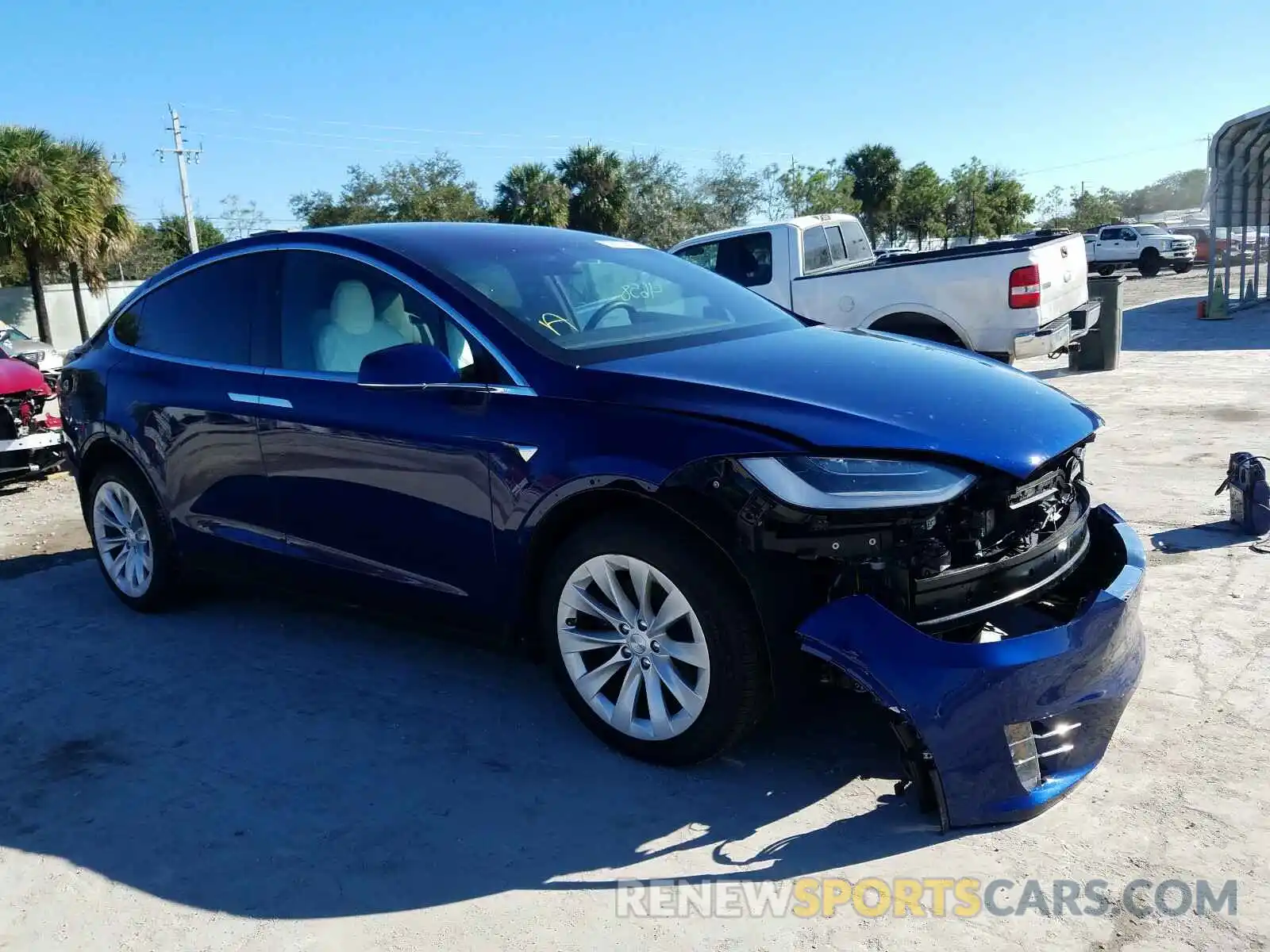 1 Photograph of a damaged car 5YJXCAE20LF234358 TESLA MODEL X 2020