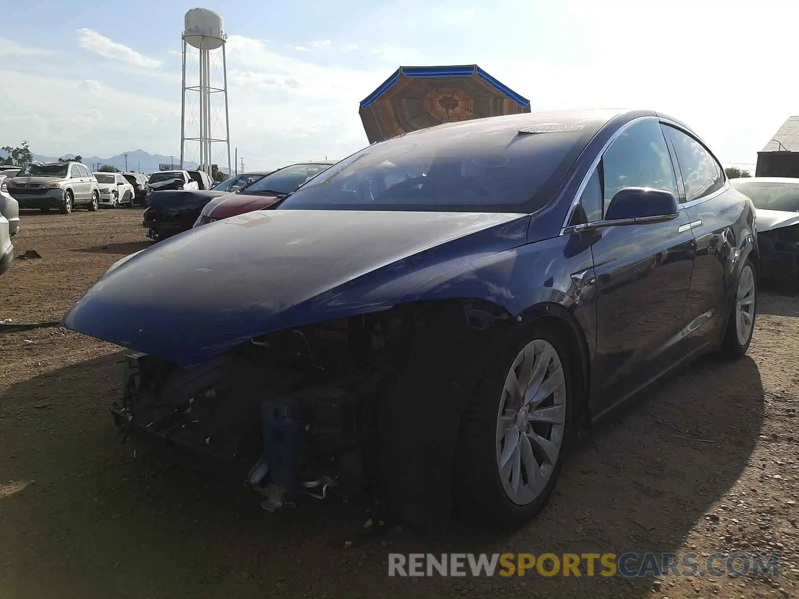 2 Фотография поврежденного автомобиля 5YJXCAE20LF234554 TESLA MODEL X 2020