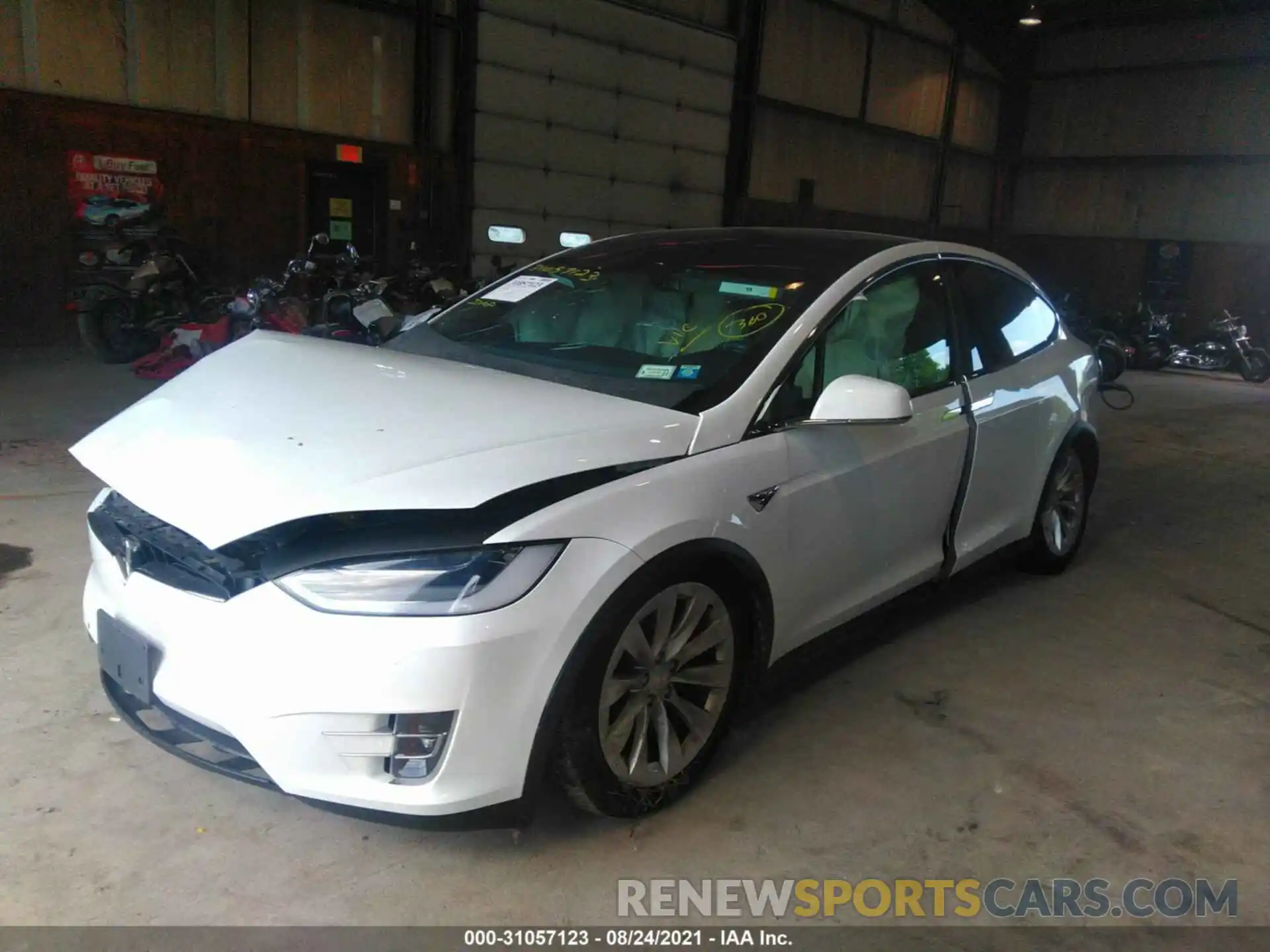 2 Photograph of a damaged car 5YJXCAE20LF301346 TESLA MODEL X 2020