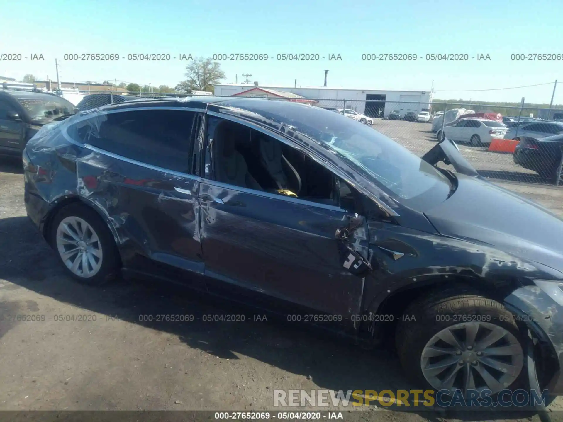 6 Photograph of a damaged car 5YJXCAE21LF243859 TESLA MODEL X 2020