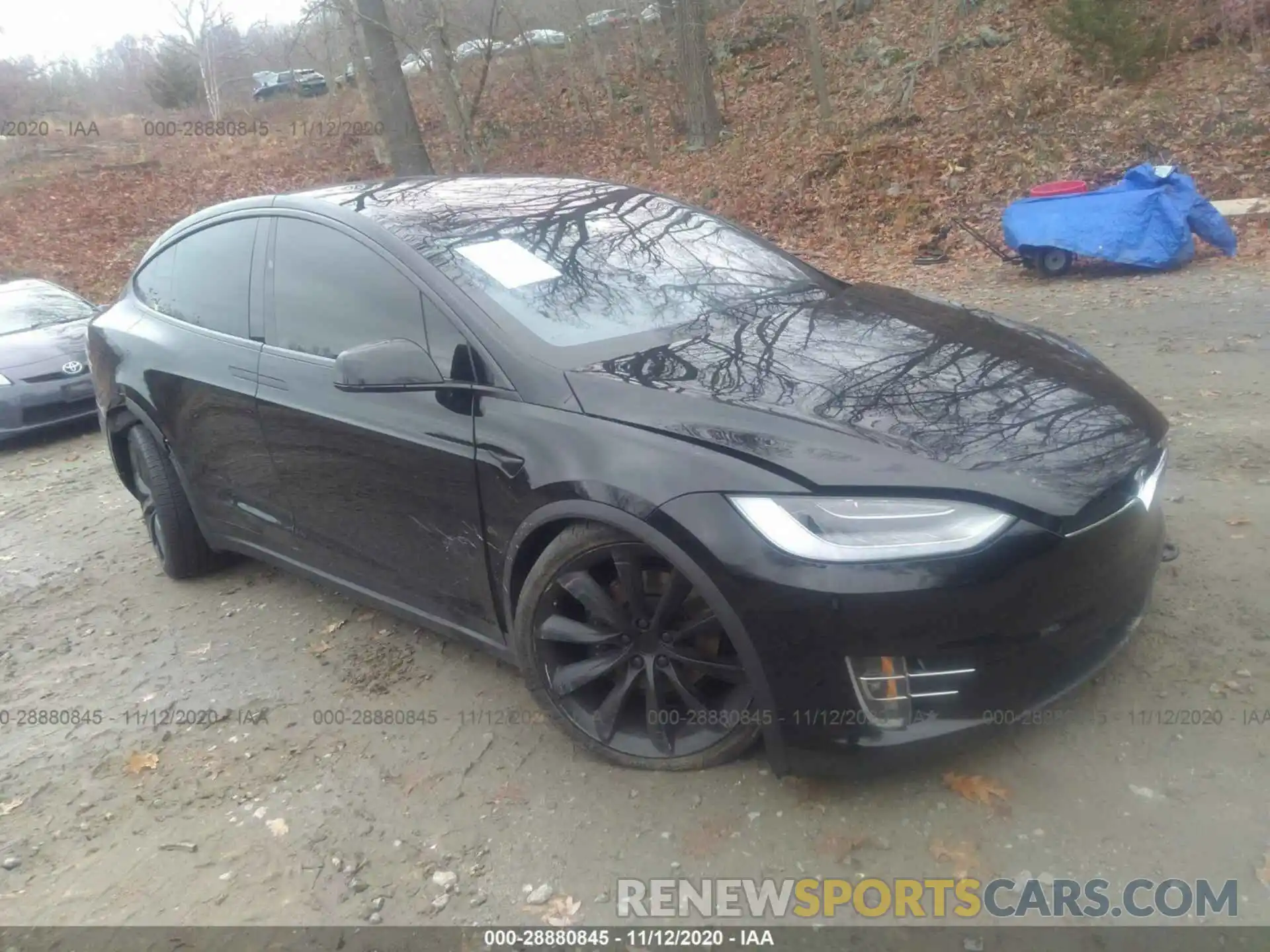 1 Photograph of a damaged car 5YJXCAE21LF248091 TESLA MODEL X 2020