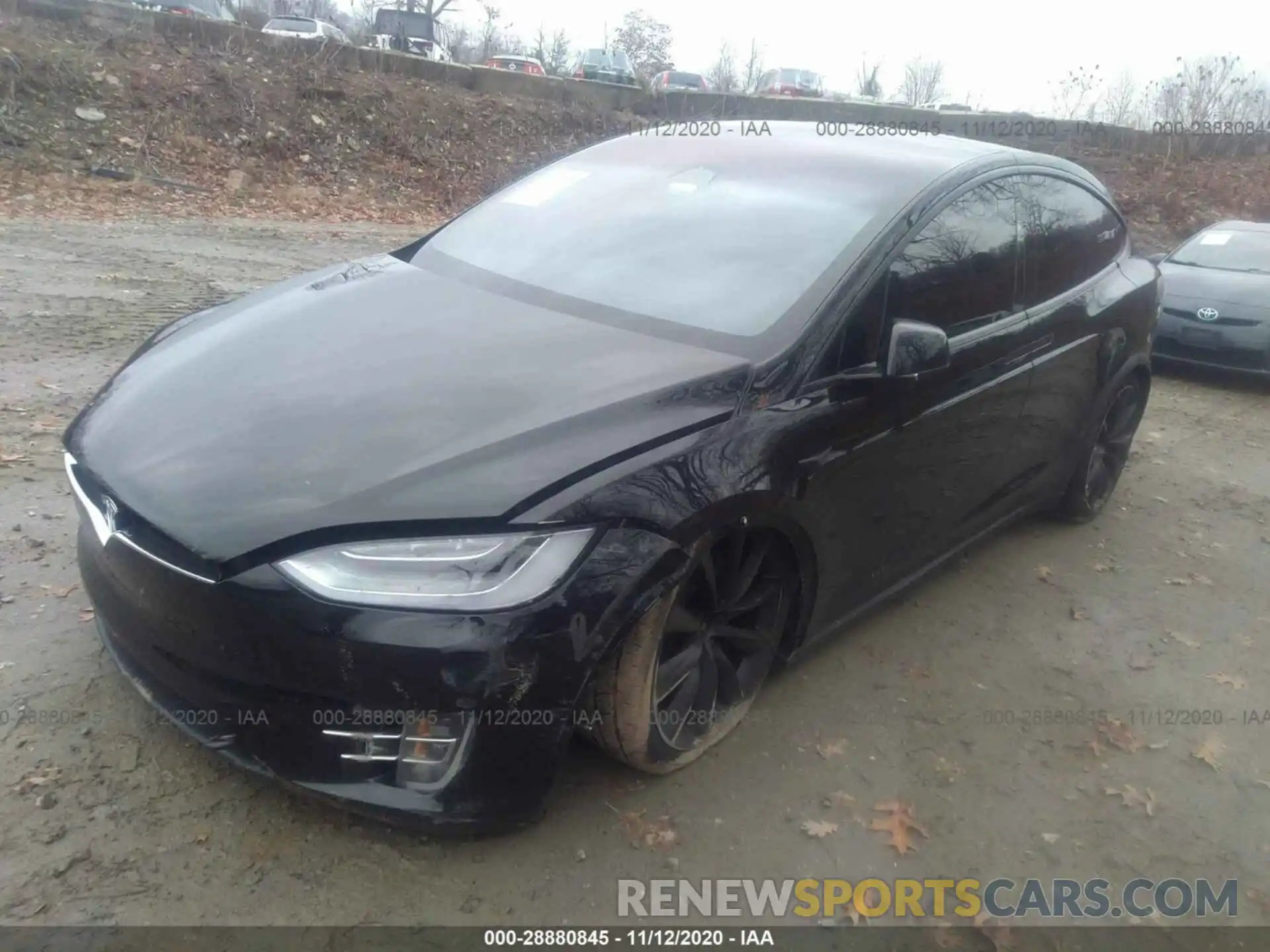 2 Photograph of a damaged car 5YJXCAE21LF248091 TESLA MODEL X 2020