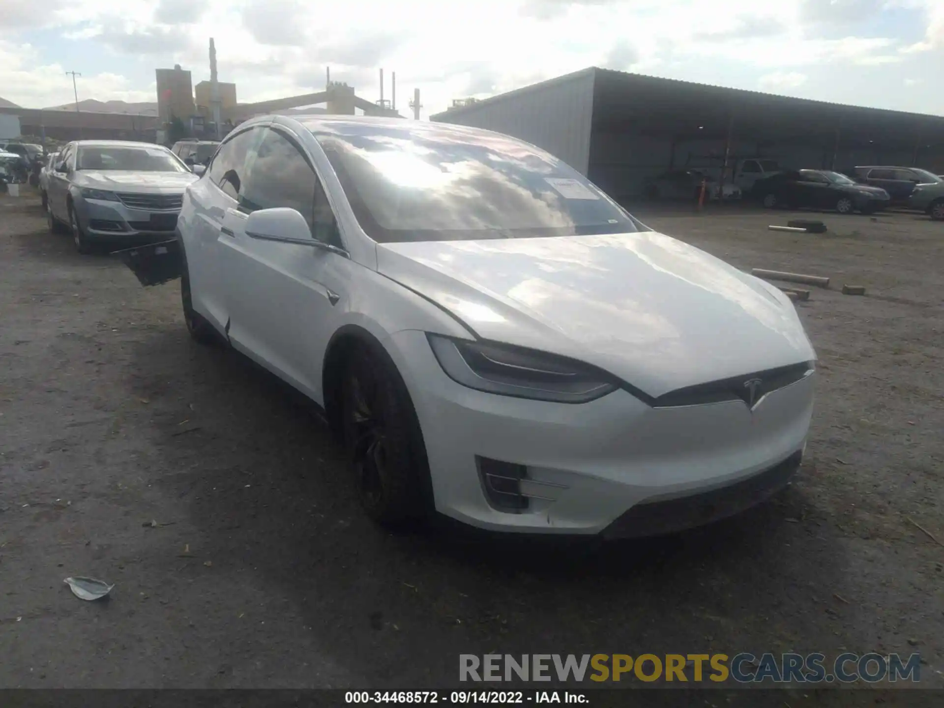 1 Фотография поврежденного автомобиля 5YJXCAE21LF305289 TESLA MODEL X 2020