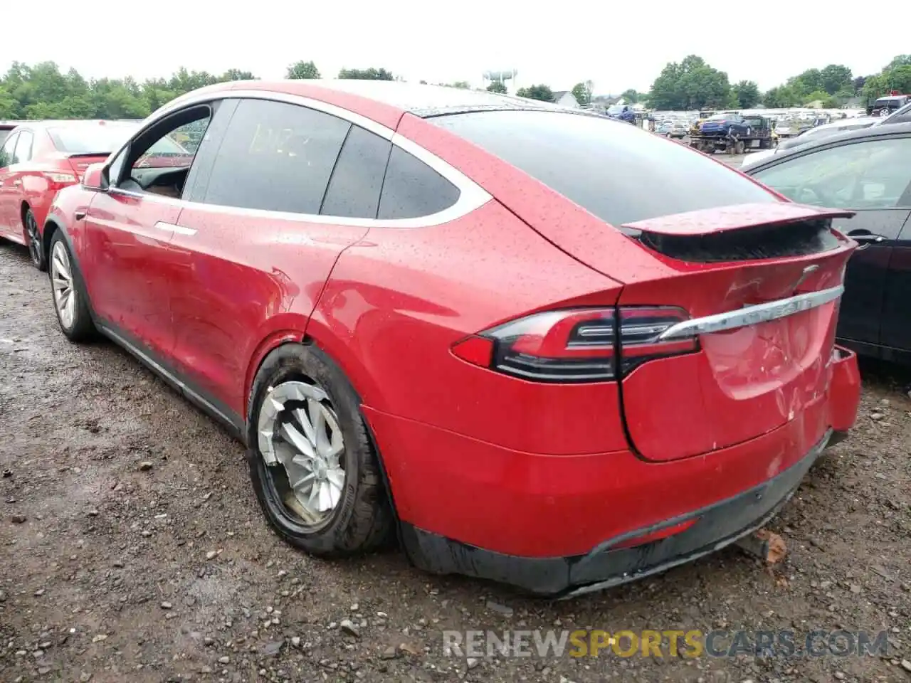 3 Фотография поврежденного автомобиля 5YJXCAE23LF244401 TESLA MODEL X 2020