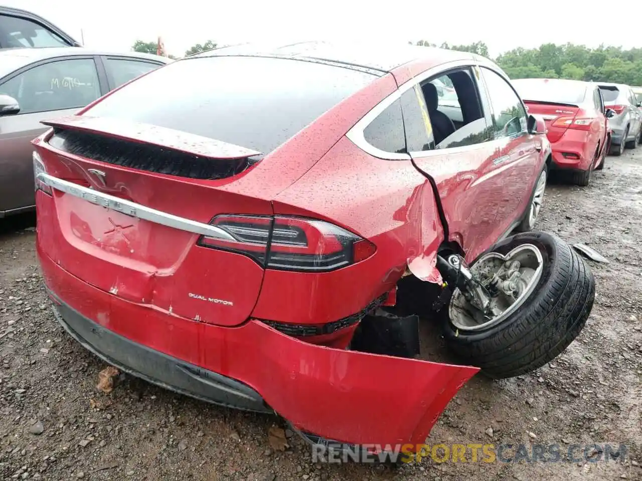 4 Photograph of a damaged car 5YJXCAE23LF244401 TESLA MODEL X 2020