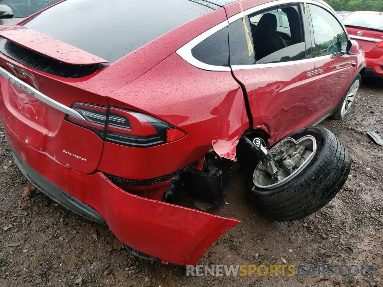 9 Photograph of a damaged car 5YJXCAE23LF244401 TESLA MODEL X 2020