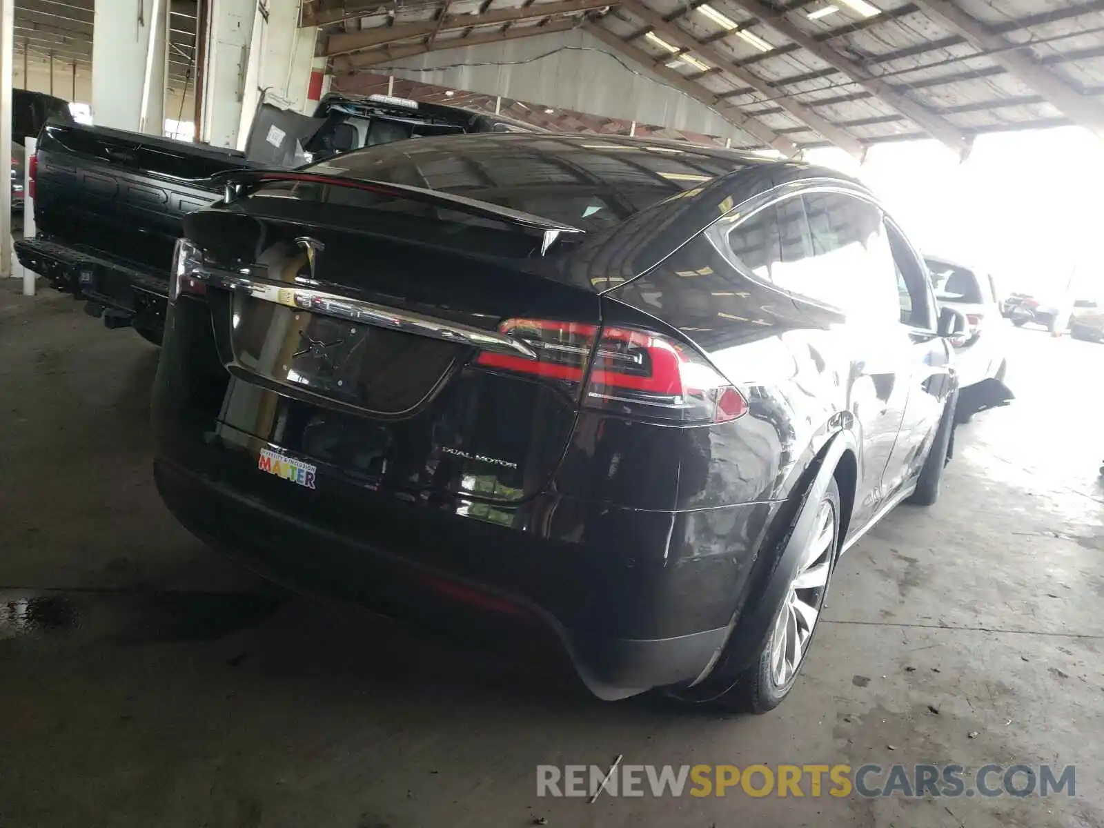 4 Фотография поврежденного автомобиля 5YJXCAE23LF272098 TESLA MODEL X 2020