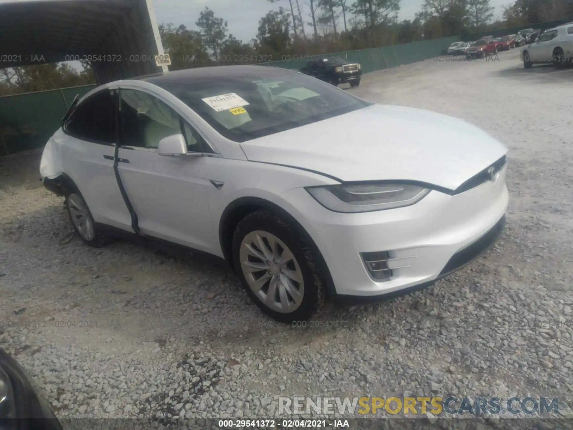 1 Photograph of a damaged car 5YJXCAE23LF304080 TESLA MODEL X 2020