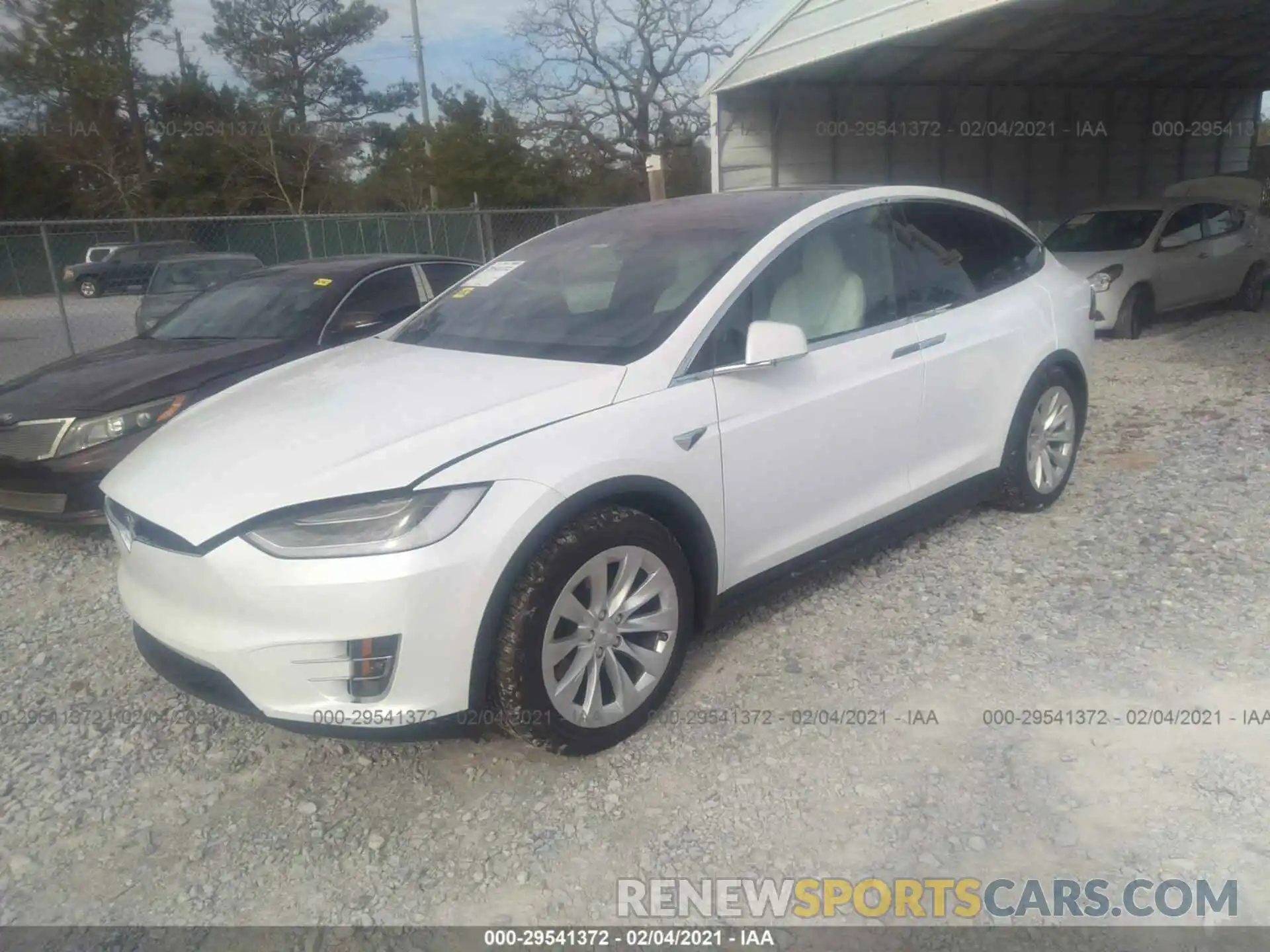 2 Photograph of a damaged car 5YJXCAE23LF304080 TESLA MODEL X 2020