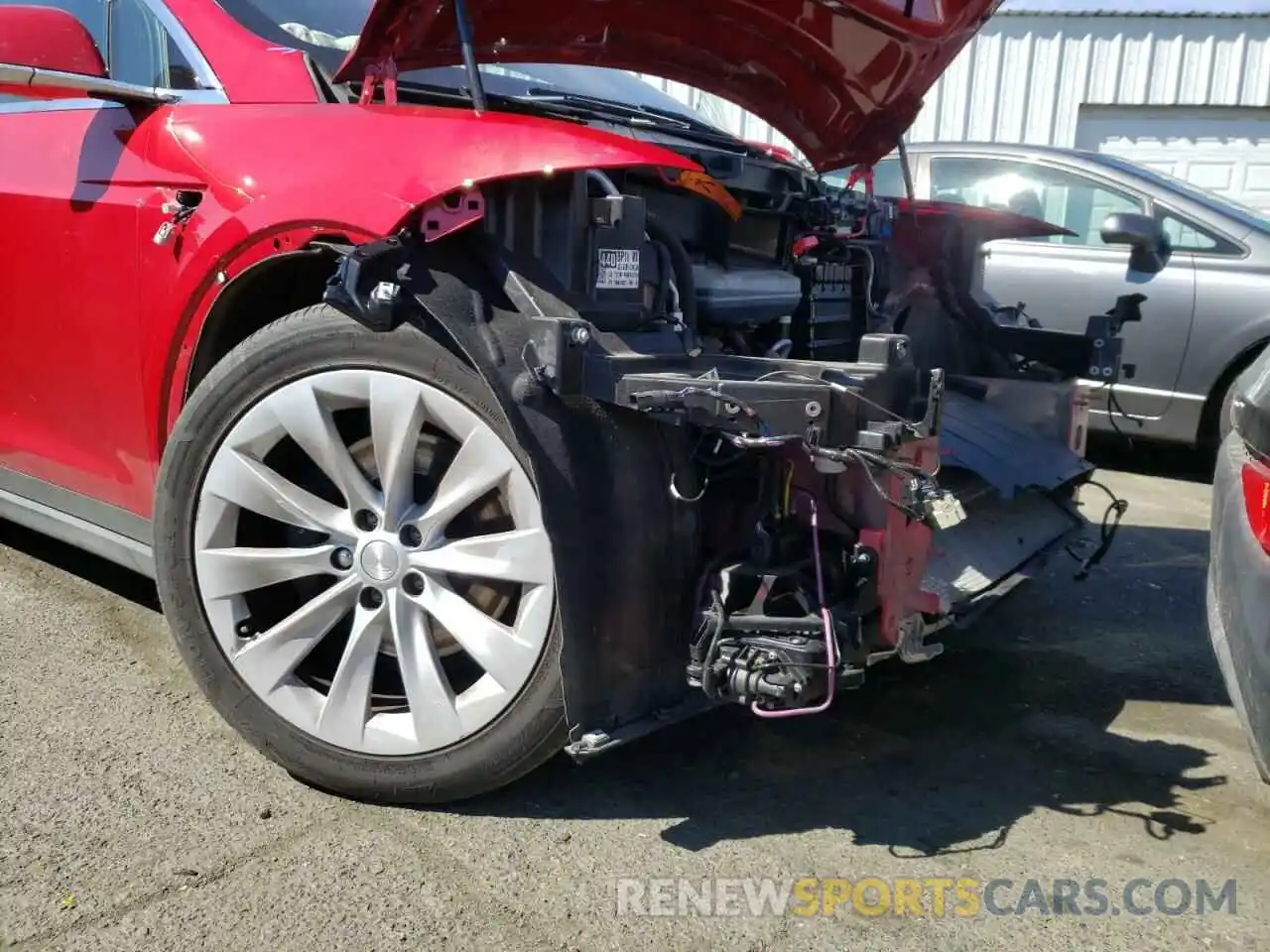 9 Photograph of a damaged car 5YJXCAE24LF262566 TESLA MODEL X 2020