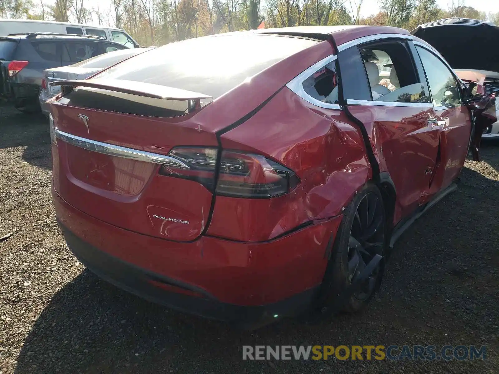 4 Photograph of a damaged car 5YJXCAE24LF286480 TESLA MODEL X 2020