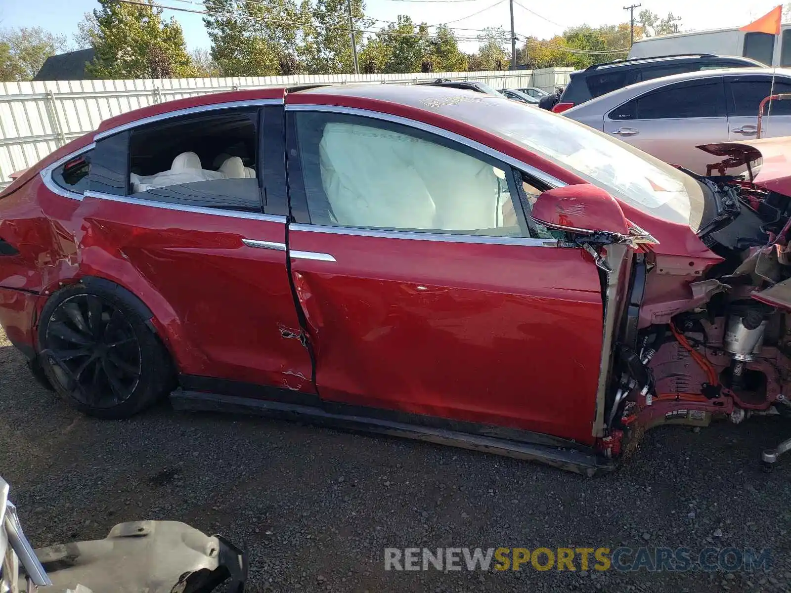 9 Photograph of a damaged car 5YJXCAE24LF286480 TESLA MODEL X 2020