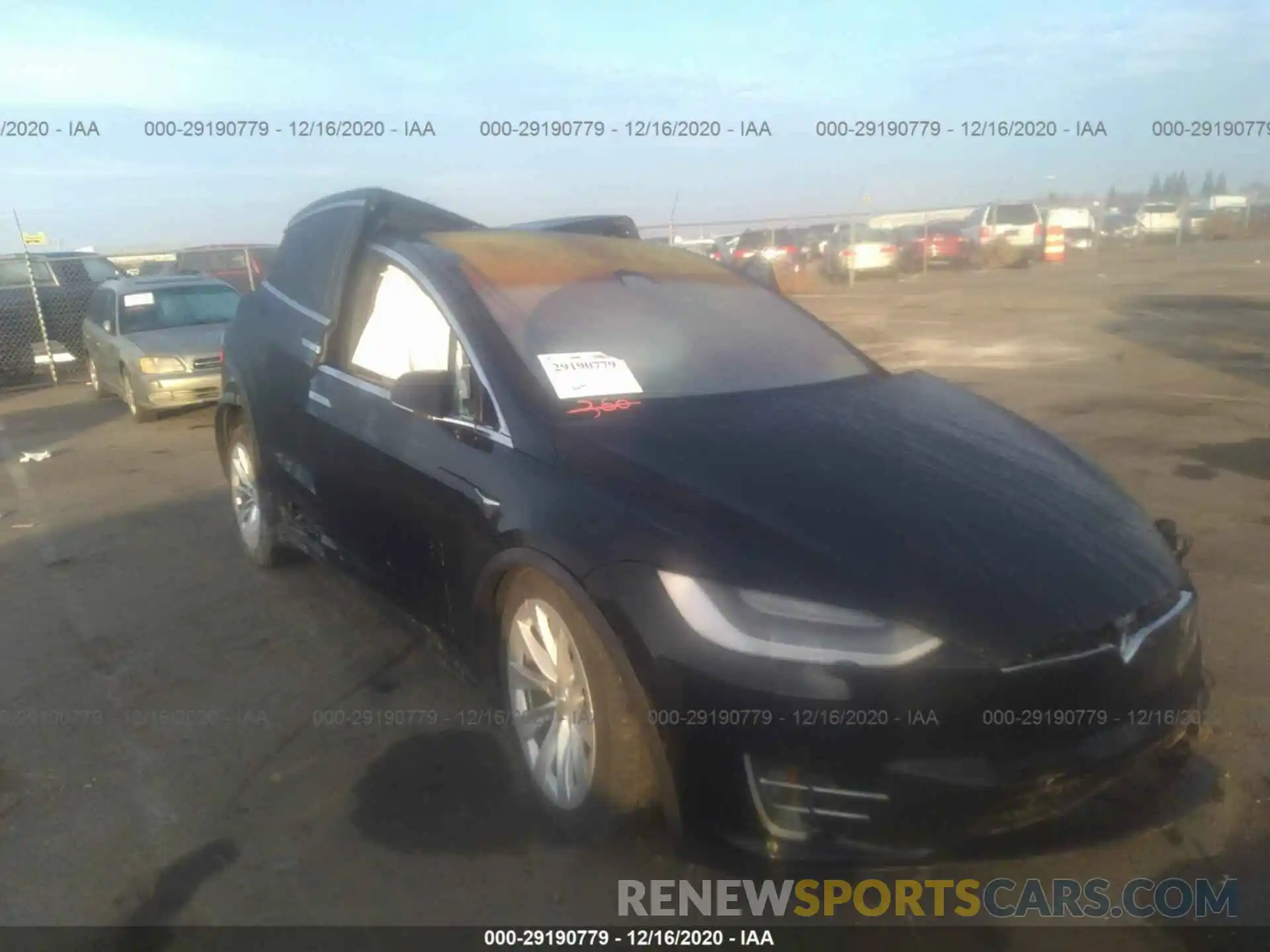 1 Photograph of a damaged car 5YJXCAE25LF231035 TESLA MODEL X 2020