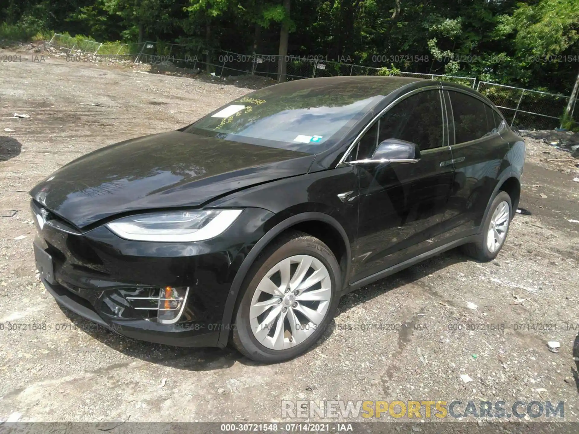 2 Photograph of a damaged car 5YJXCAE25LF271776 TESLA MODEL X 2020