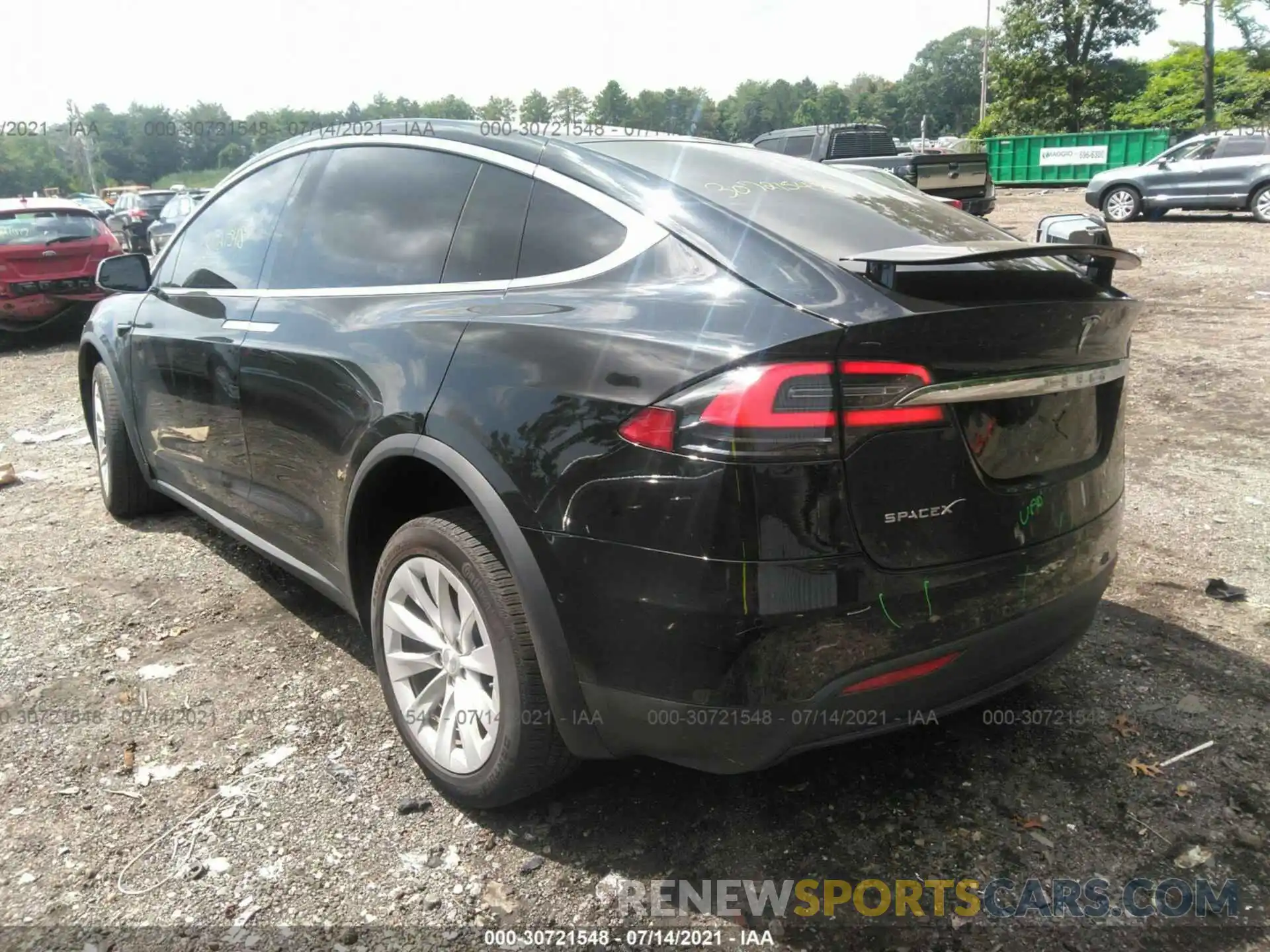 3 Photograph of a damaged car 5YJXCAE25LF271776 TESLA MODEL X 2020