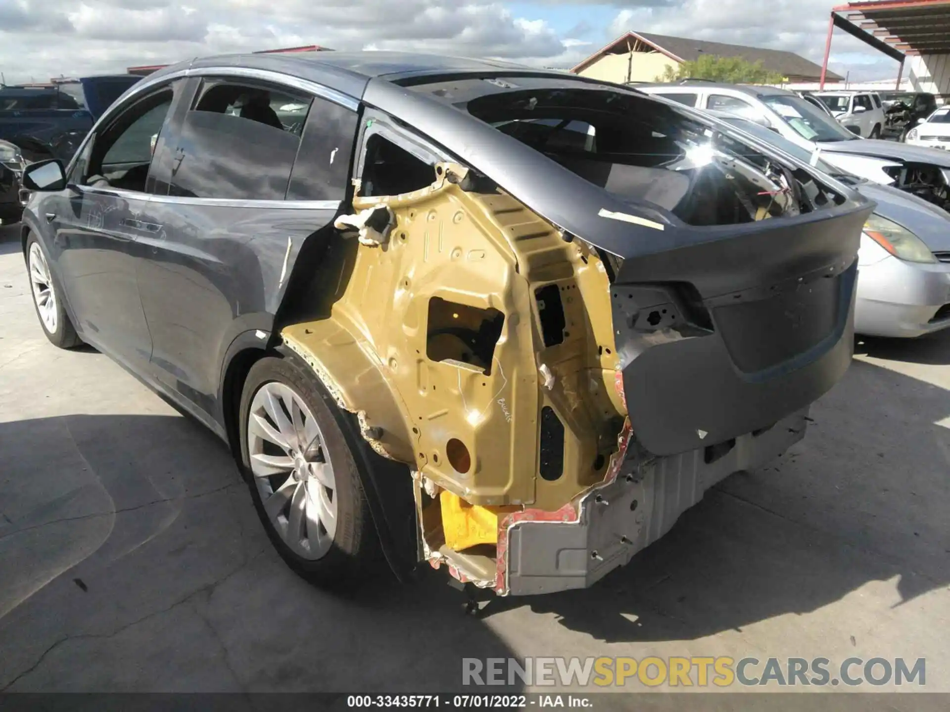 3 Photograph of a damaged car 5YJXCAE26LF244098 TESLA MODEL X 2020