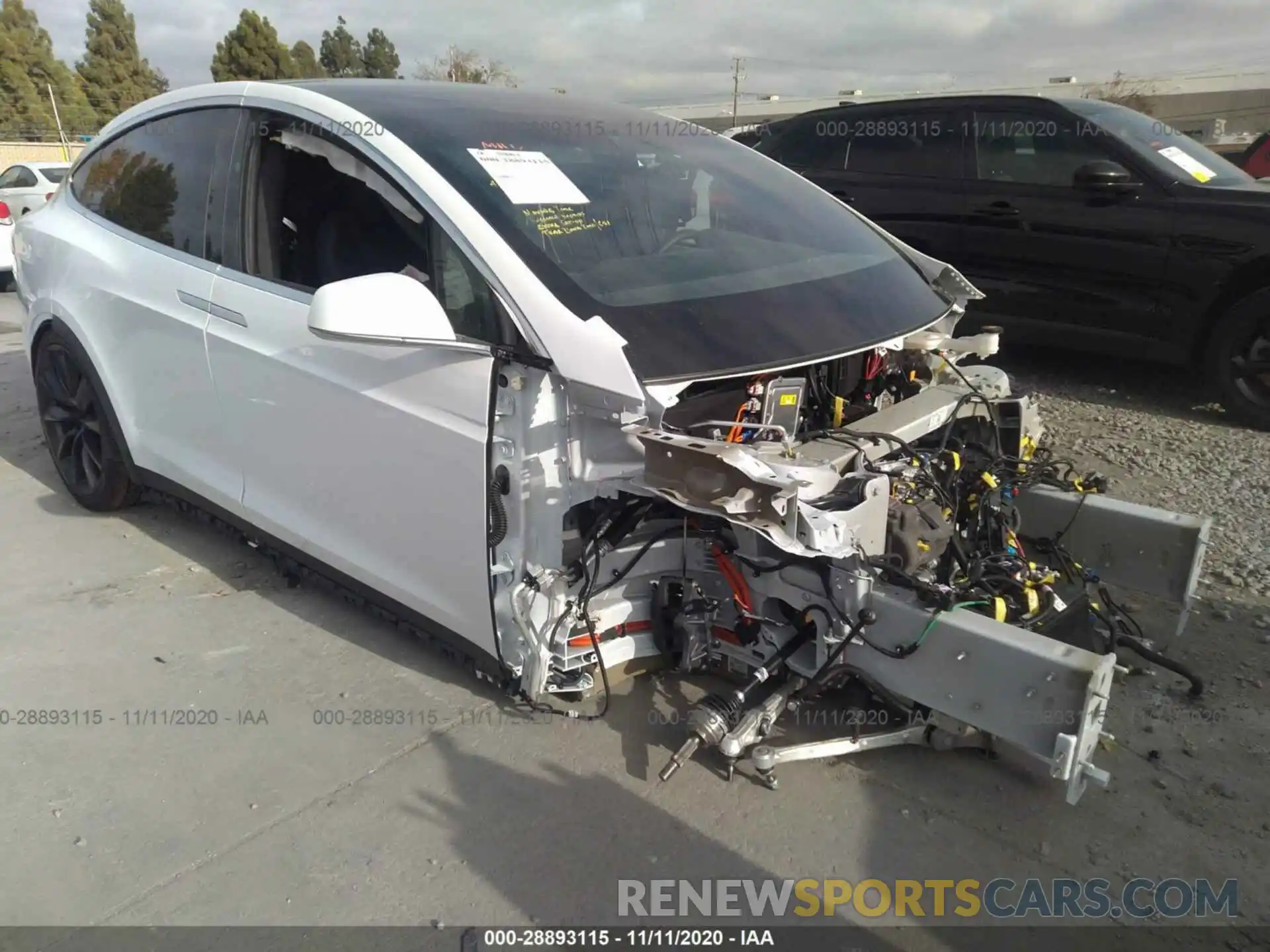 1 Photograph of a damaged car 5YJXCAE26LF304560 TESLA MODEL X 2020