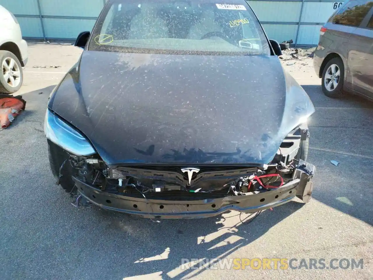 9 Photograph of a damaged car 5YJXCAE27LF245910 TESLA MODEL X 2020