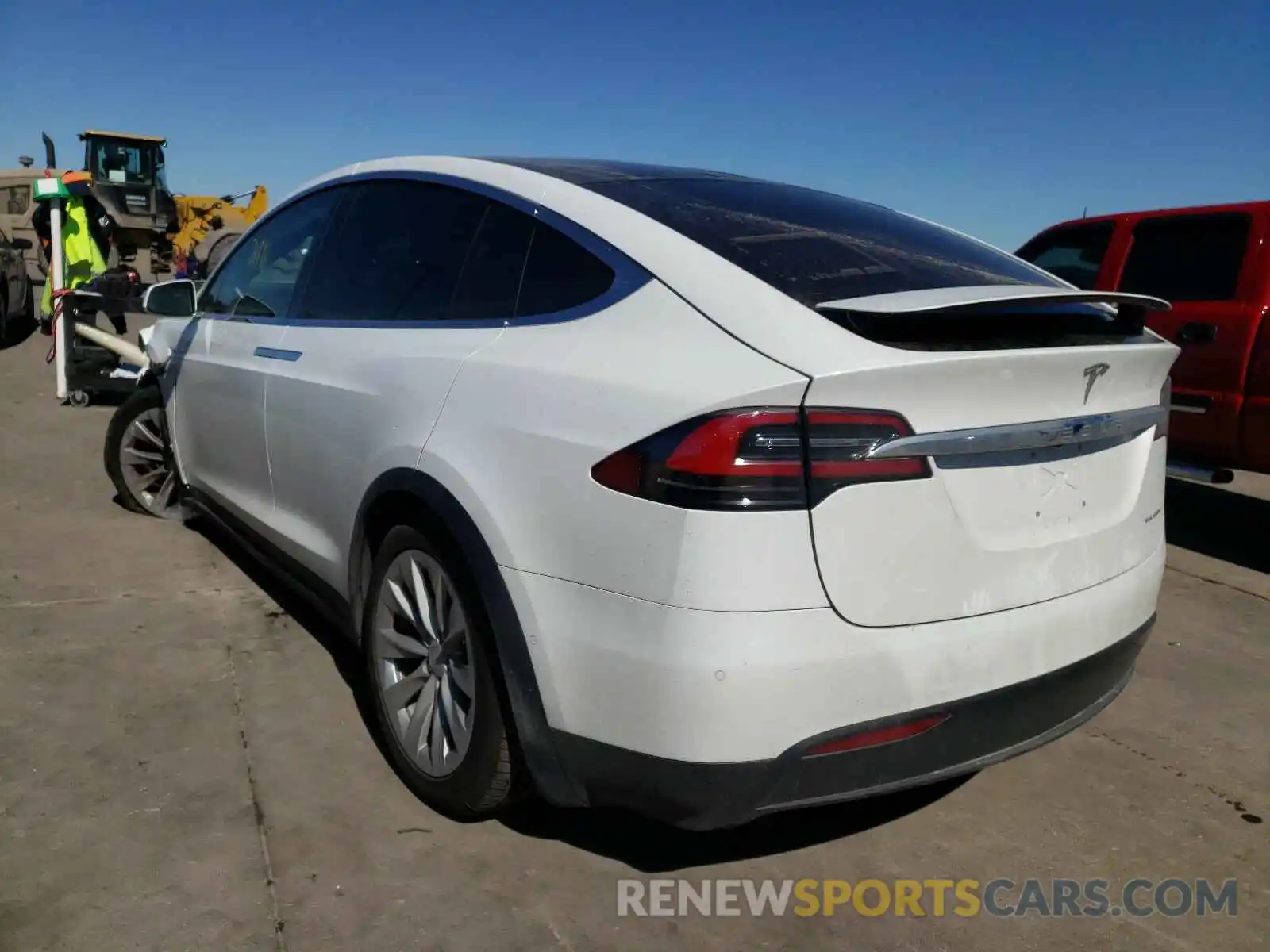 3 Фотография поврежденного автомобиля 5YJXCAE27LF301957 TESLA MODEL X 2020