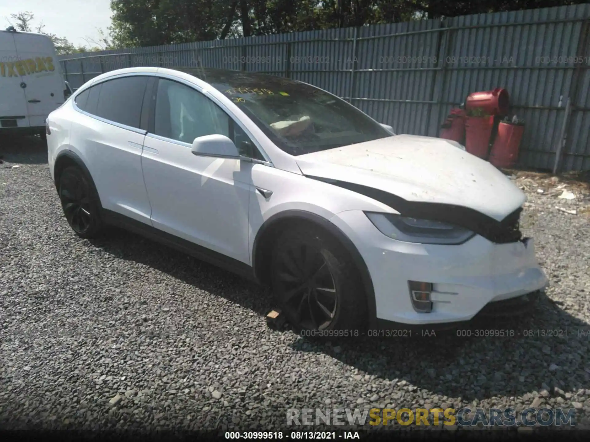 1 Photograph of a damaged car 5YJXCAE27LF302980 TESLA MODEL X 2020