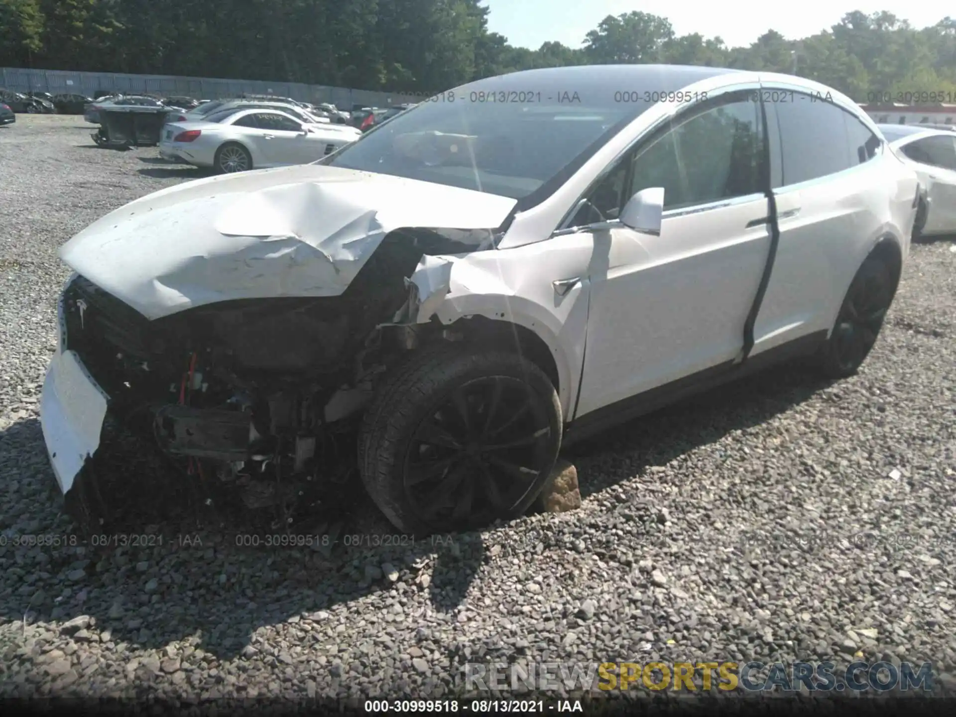 2 Photograph of a damaged car 5YJXCAE27LF302980 TESLA MODEL X 2020