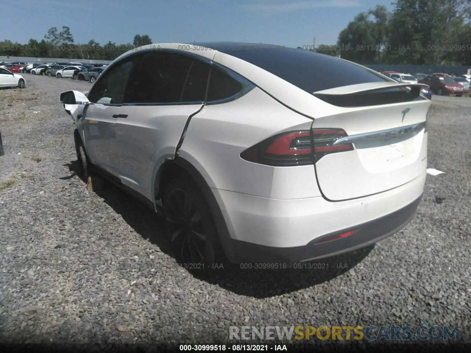 3 Photograph of a damaged car 5YJXCAE27LF302980 TESLA MODEL X 2020