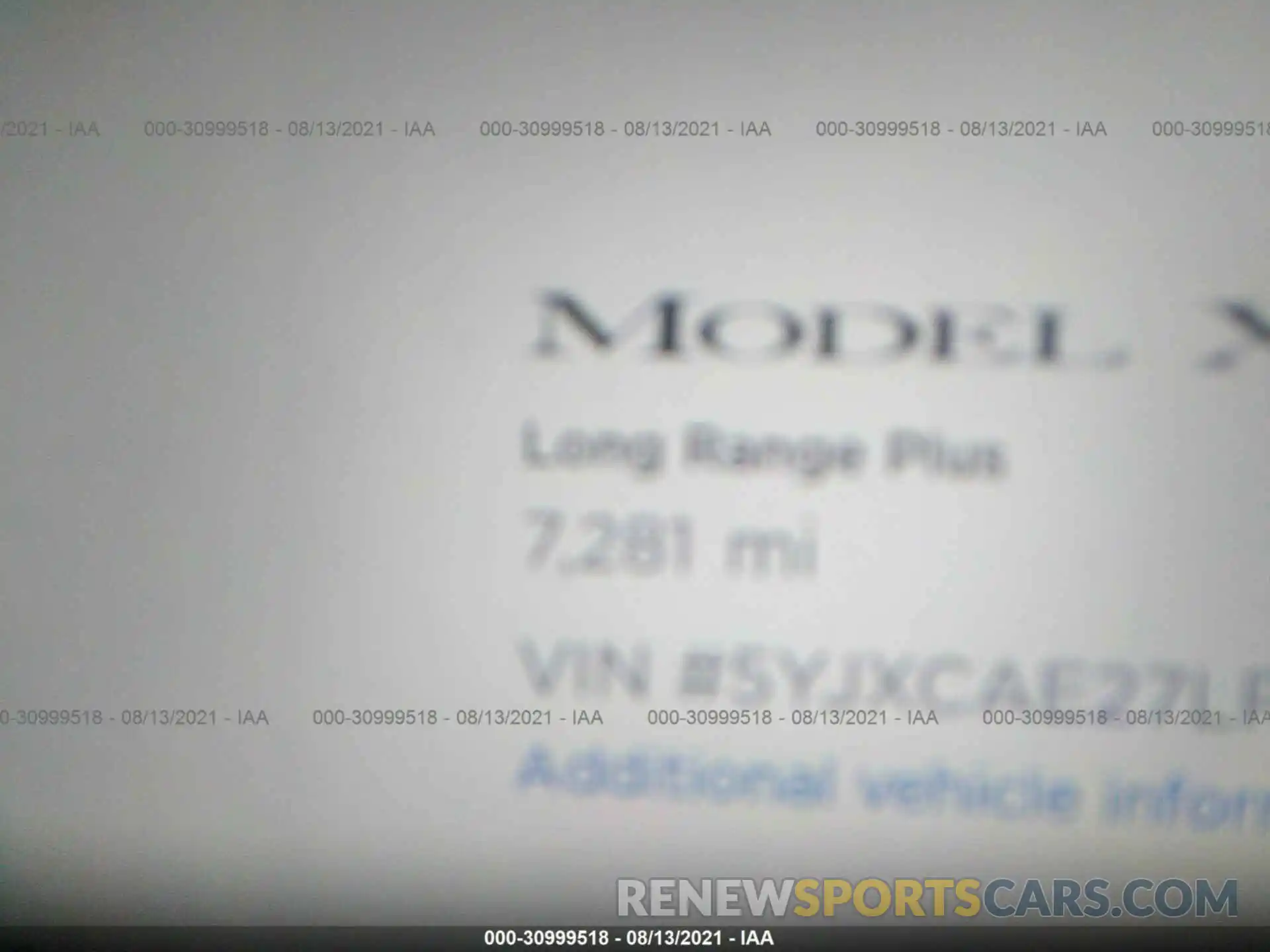 7 Photograph of a damaged car 5YJXCAE27LF302980 TESLA MODEL X 2020