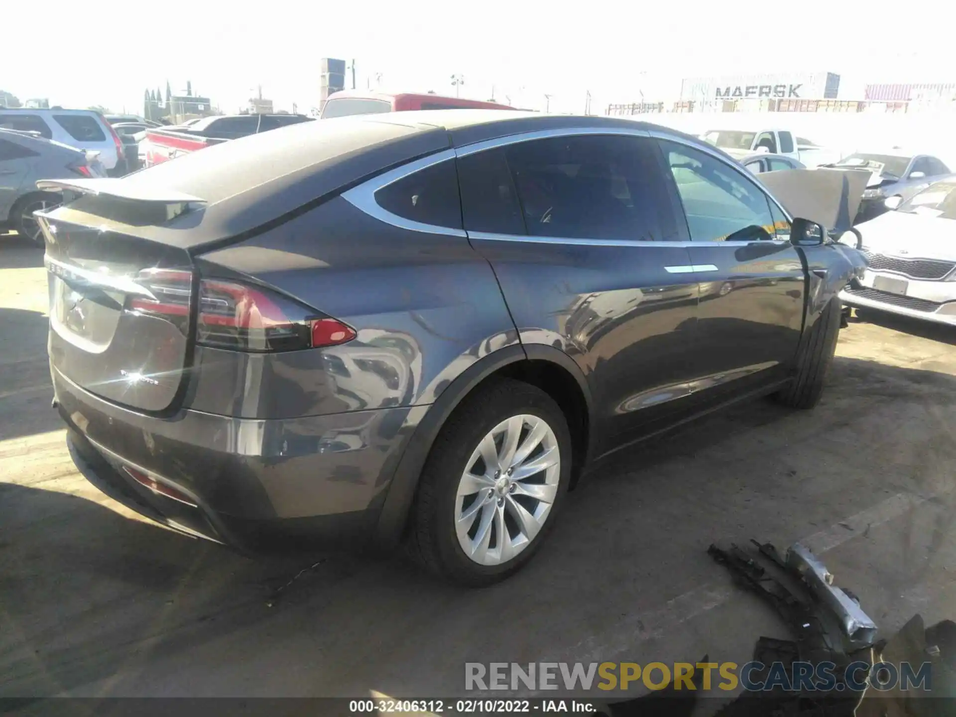 4 Фотография поврежденного автомобиля 5YJXCAE27LF305300 TESLA MODEL X 2020