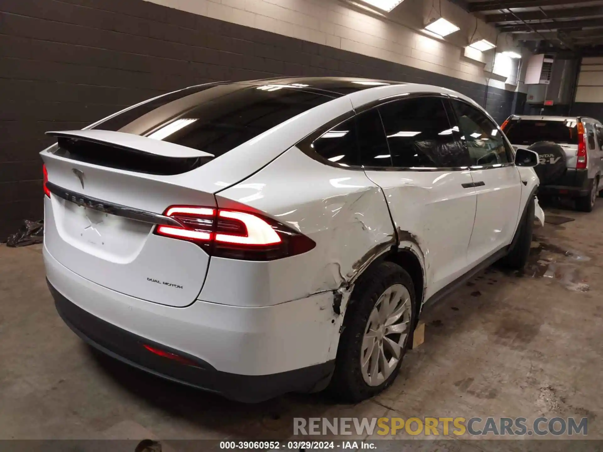 4 Photograph of a damaged car 5YJXCAE28LF297658 TESLA MODEL X 2020