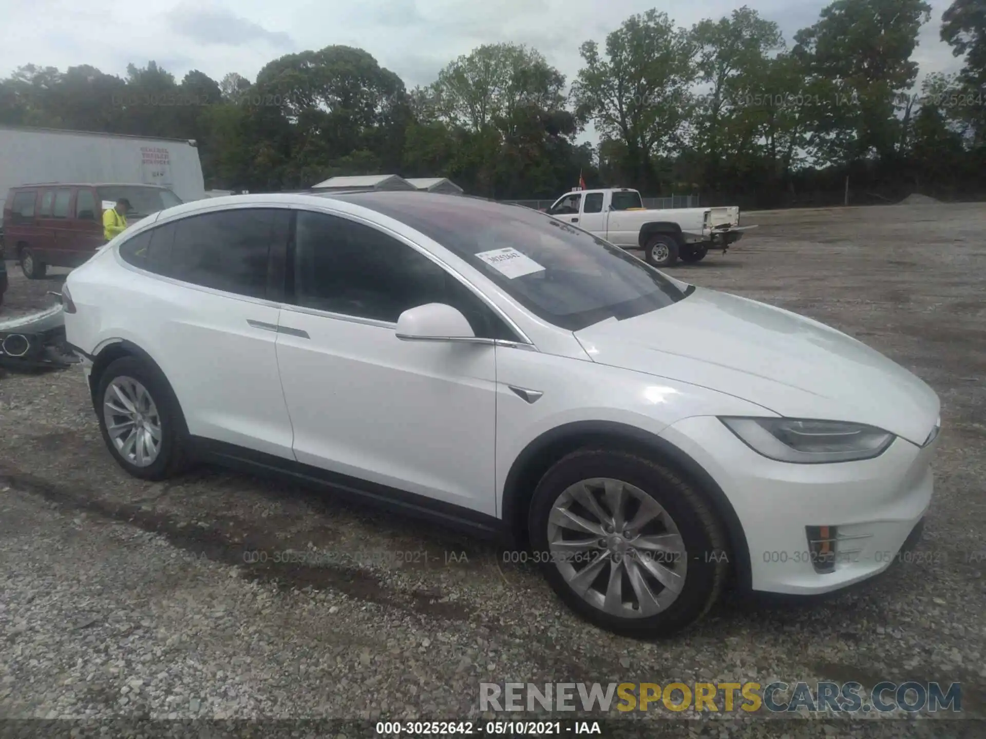 1 Photograph of a damaged car 5YJXCAE28LF298731 TESLA MODEL X 2020