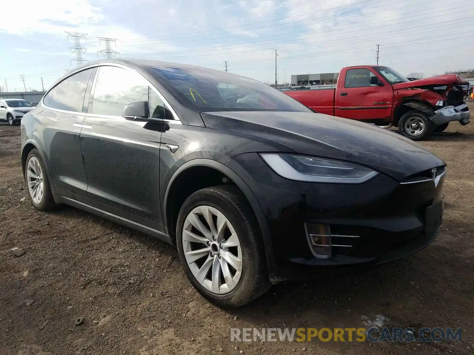 1 Photograph of a damaged car 5YJXCAE29LF223231 TESLA MODEL X 2020