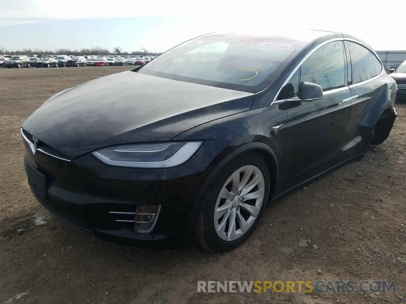 2 Photograph of a damaged car 5YJXCAE29LF223231 TESLA MODEL X 2020