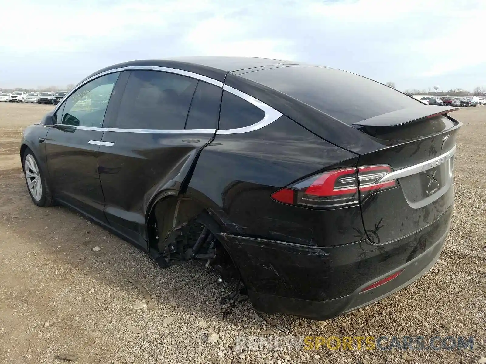 3 Фотография поврежденного автомобиля 5YJXCAE29LF223231 TESLA MODEL X 2020