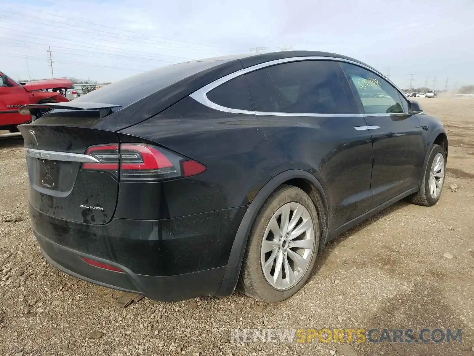 4 Фотография поврежденного автомобиля 5YJXCAE29LF223231 TESLA MODEL X 2020