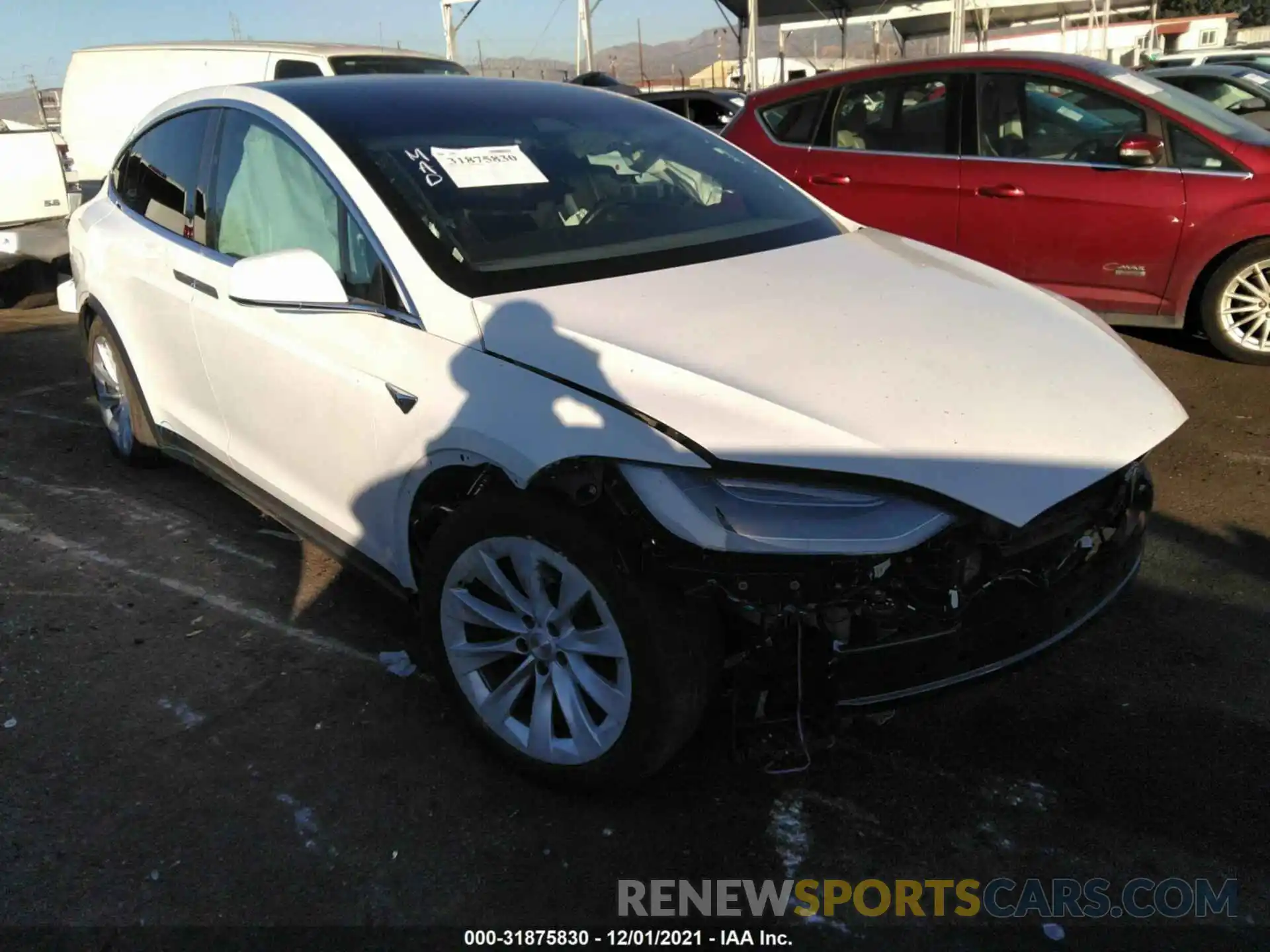 1 Photograph of a damaged car 5YJXCAE29LF249313 TESLA MODEL X 2020