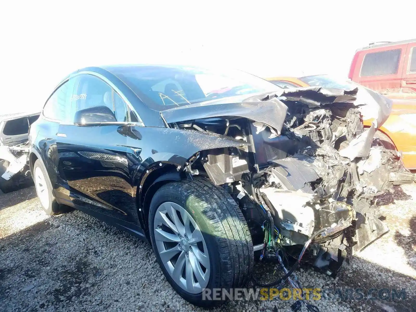 1 Photograph of a damaged car 5YJXCAE2XLF219902 TESLA MODEL X 2020