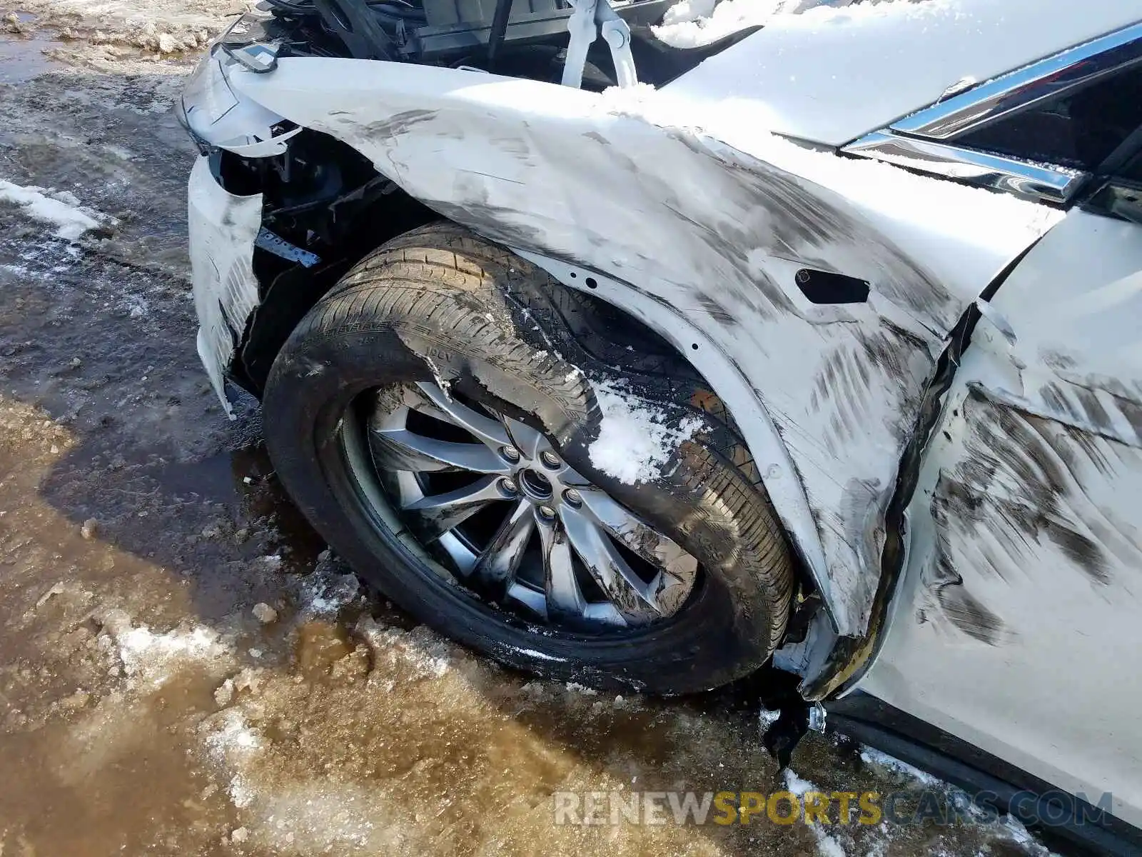 9 Photograph of a damaged car 5YJXCAE2XLF236554 TESLA MODEL X 2020