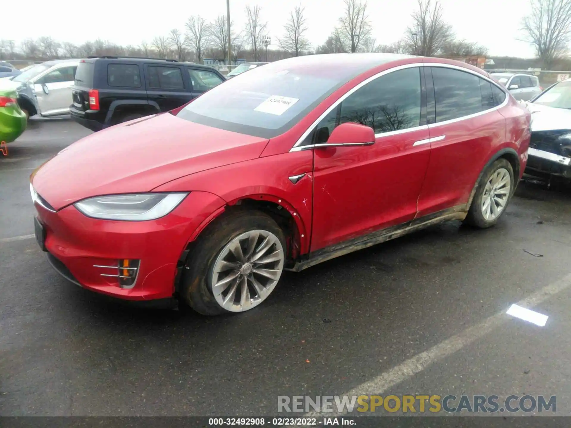 6 Фотография поврежденного автомобиля 5YJXCAE2XLF237297 TESLA MODEL X 2020