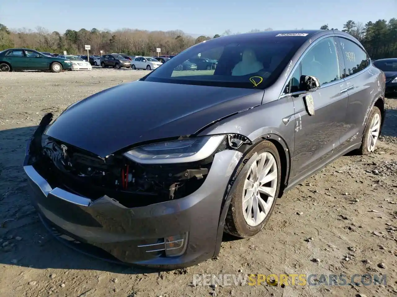 2 Photograph of a damaged car 5YJXCAE40LF273405 TESLA MODEL X 2020