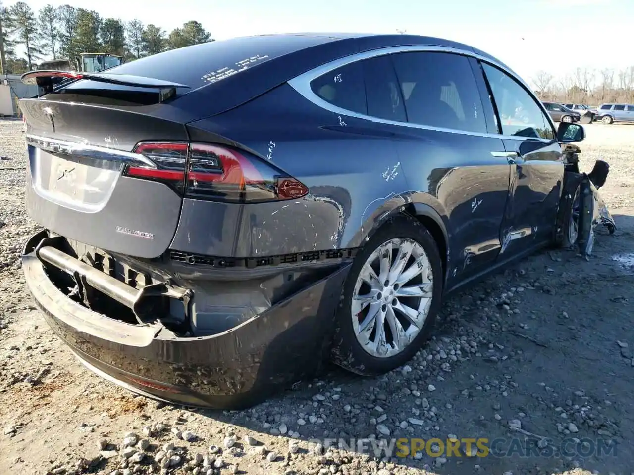 4 Photograph of a damaged car 5YJXCAE40LF273405 TESLA MODEL X 2020