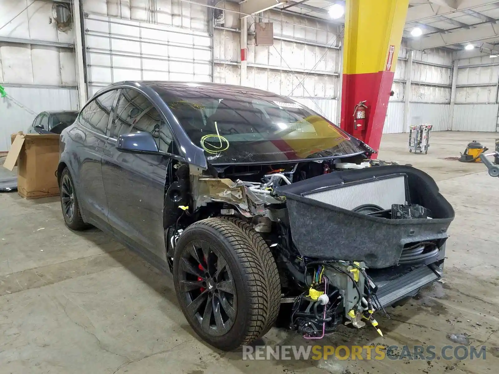 1 Photograph of a damaged car 5YJXCAE41LF240929 TESLA MODEL X 2020