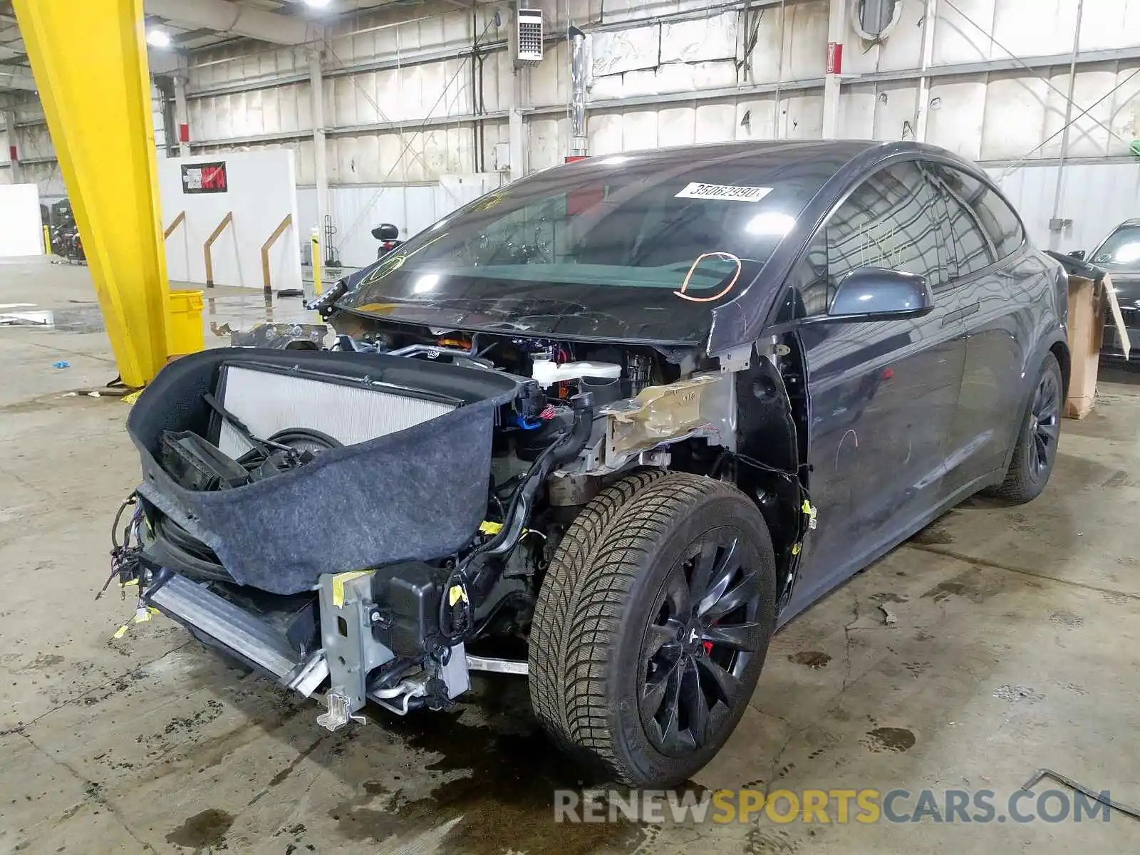 2 Photograph of a damaged car 5YJXCAE41LF240929 TESLA MODEL X 2020