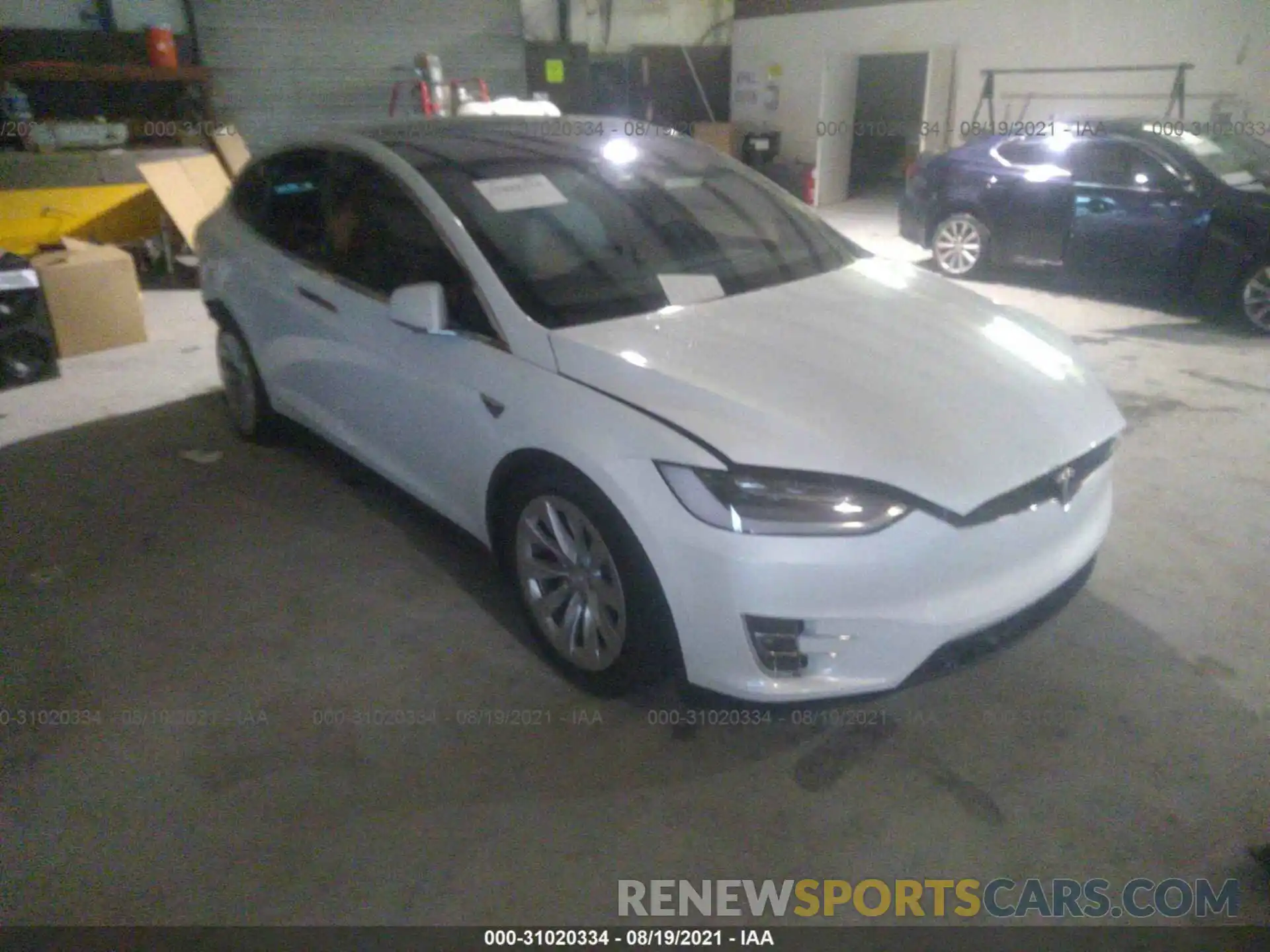 1 Фотография поврежденного автомобиля 5YJXCAE42LF239787 TESLA MODEL X 2020