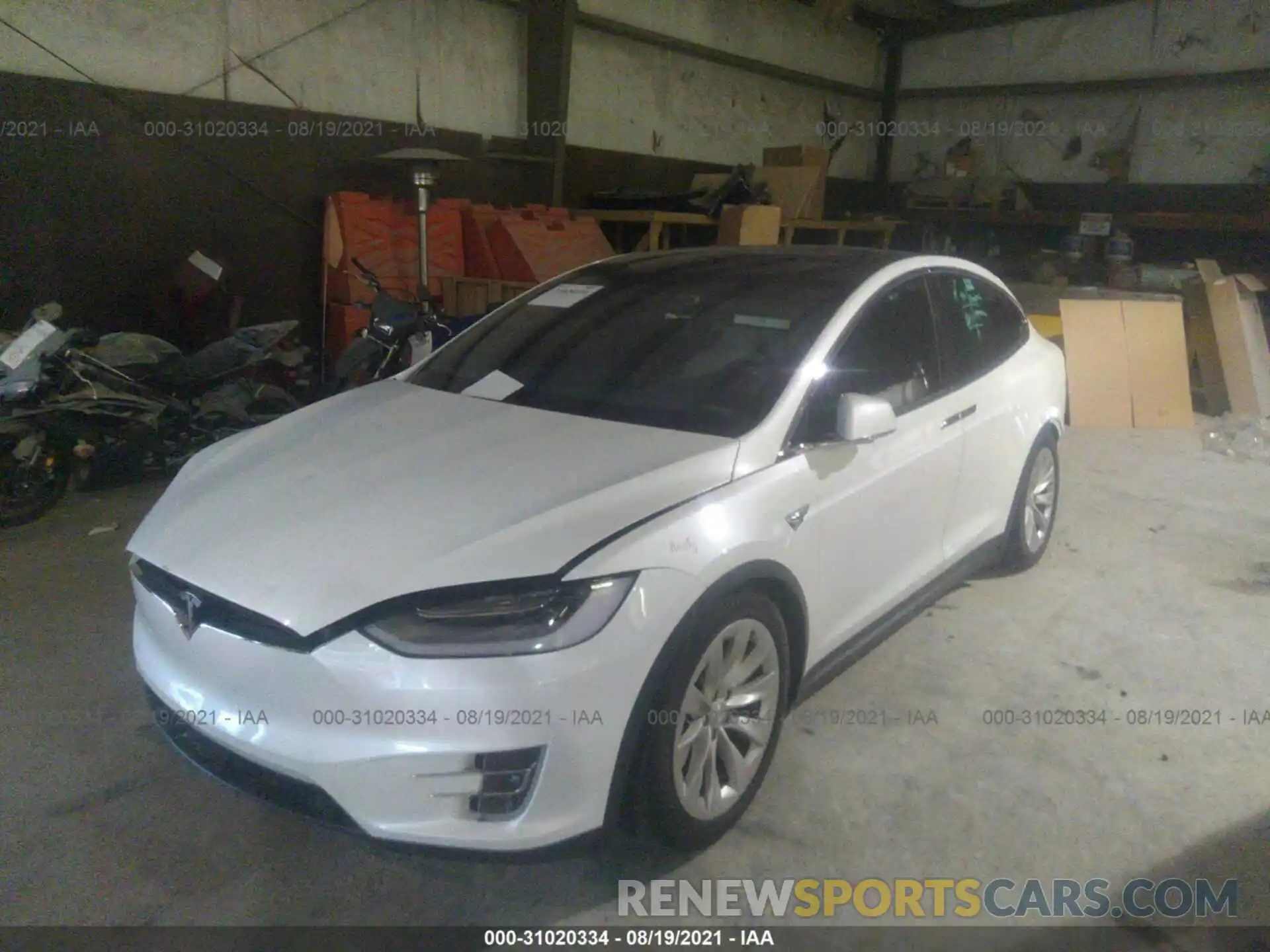 2 Фотография поврежденного автомобиля 5YJXCAE42LF239787 TESLA MODEL X 2020