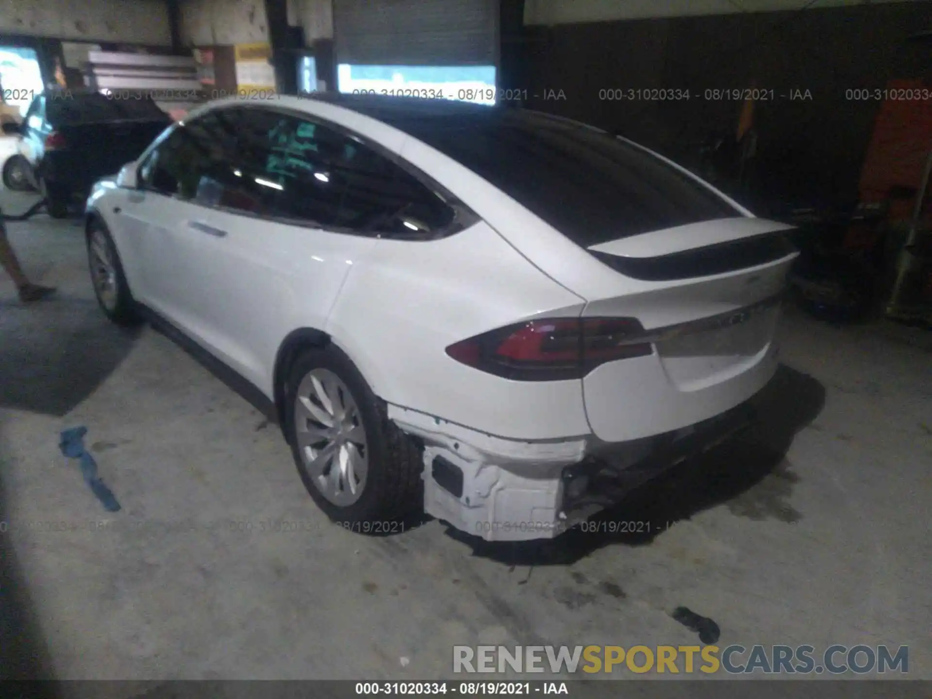 3 Фотография поврежденного автомобиля 5YJXCAE42LF239787 TESLA MODEL X 2020