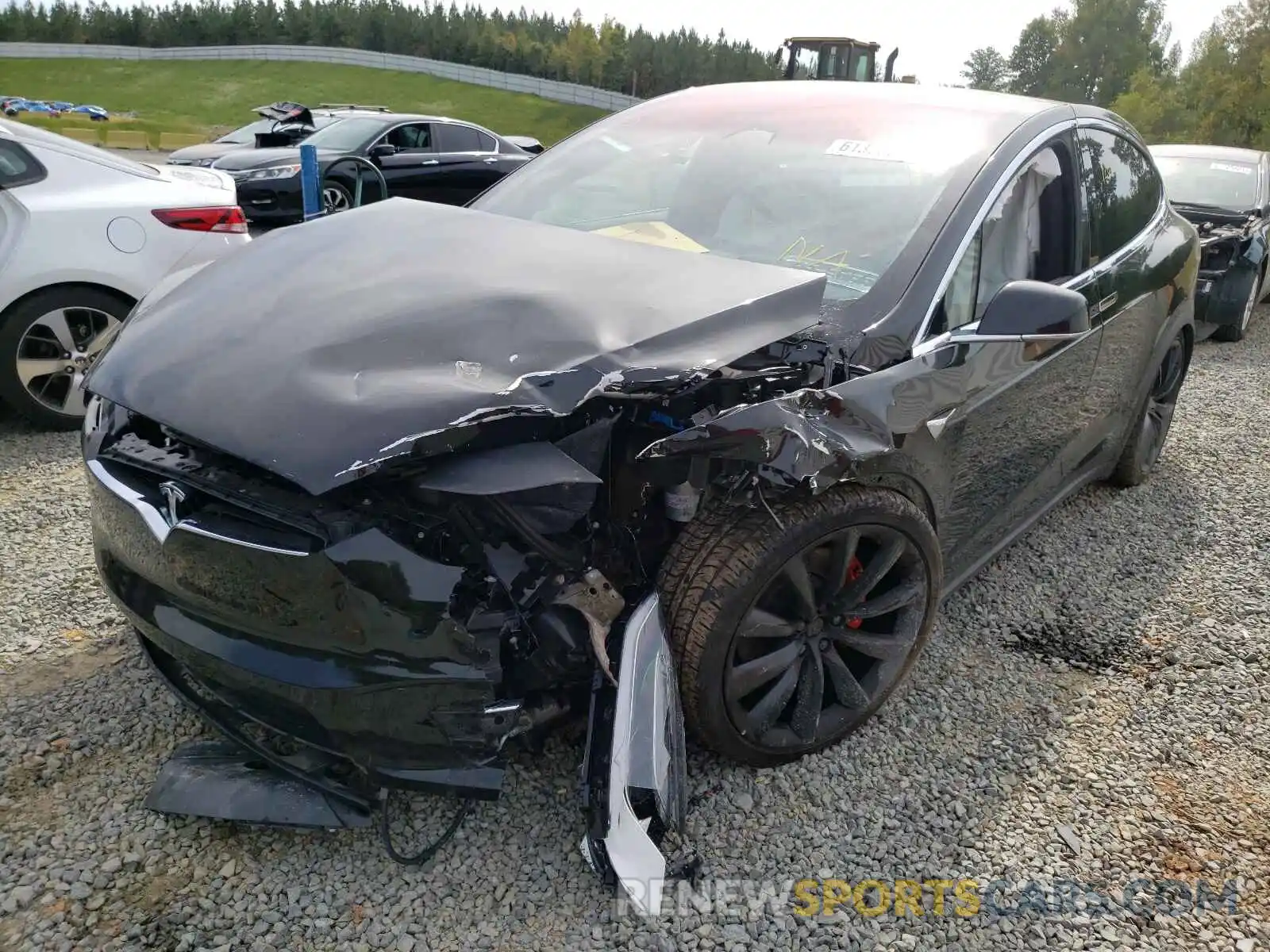 2 Photograph of a damaged car 5YJXCAE45LF298915 TESLA MODEL X 2020