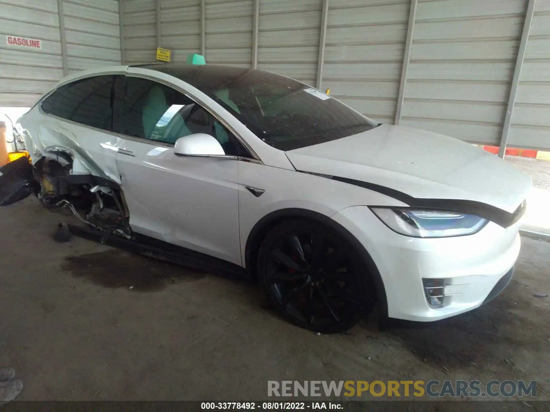 1 Фотография поврежденного автомобиля 5YJXCAE46LF248220 TESLA MODEL X 2020