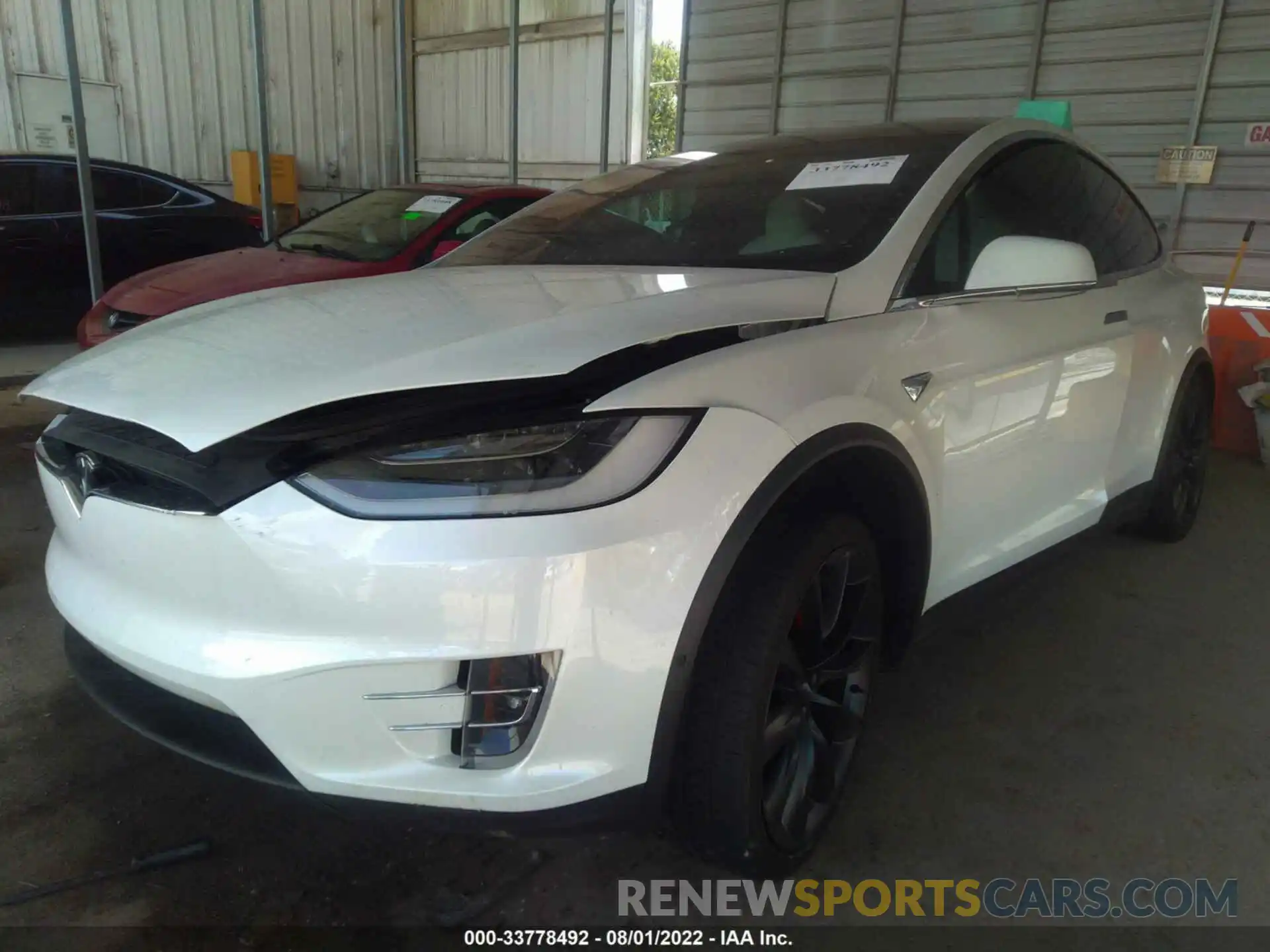 2 Фотография поврежденного автомобиля 5YJXCAE46LF248220 TESLA MODEL X 2020